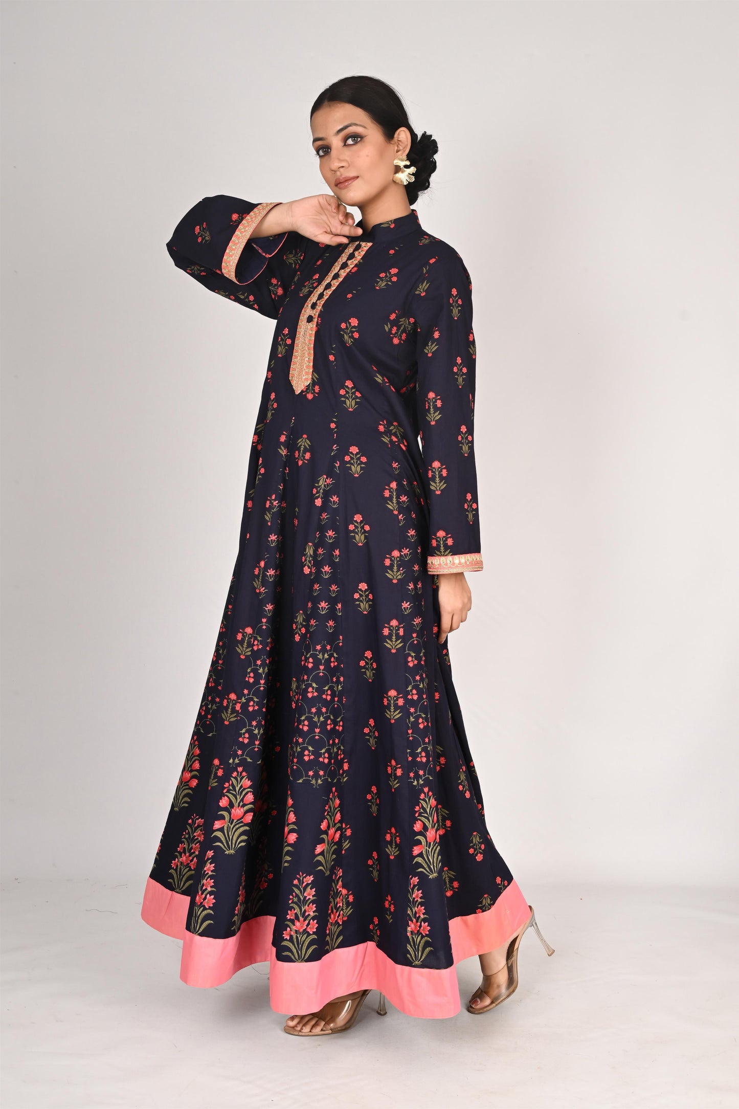 SAHANA blue winter jacket set-SAME DAY DELIVERY