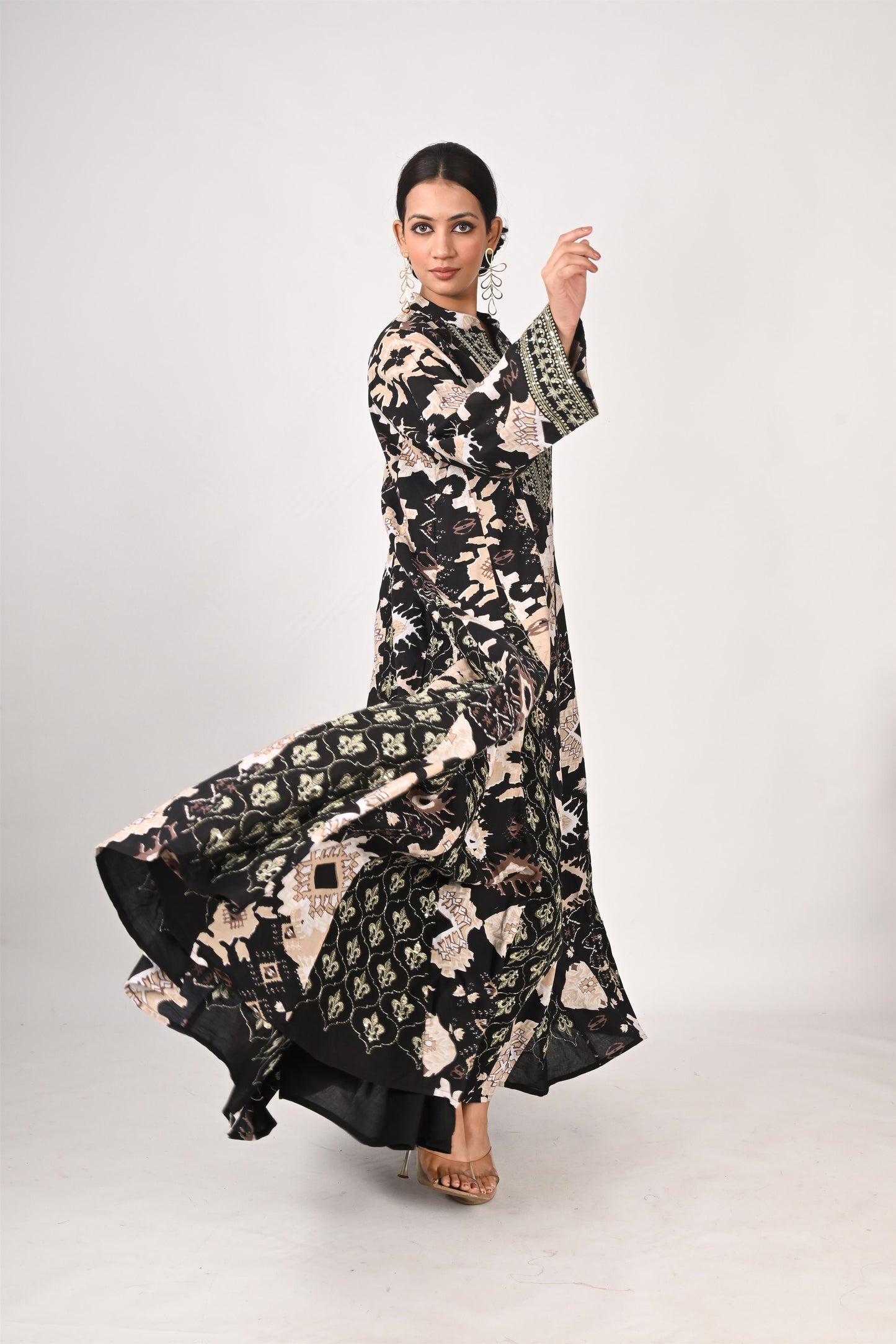 VRITRA black set winter set-delivery in 10 to 12 days