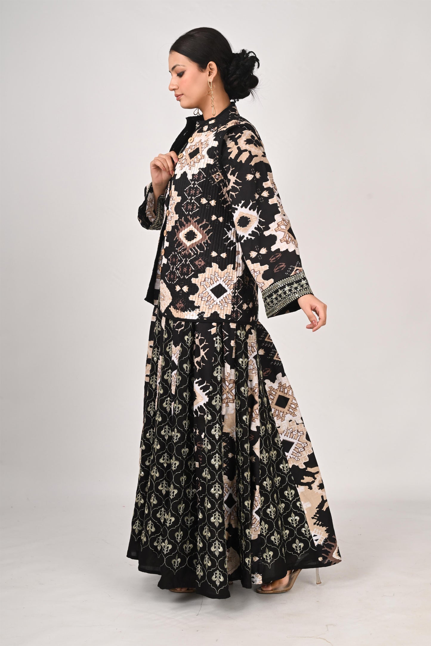 VRITRA black set winter set-delivery in 10 to 12 days