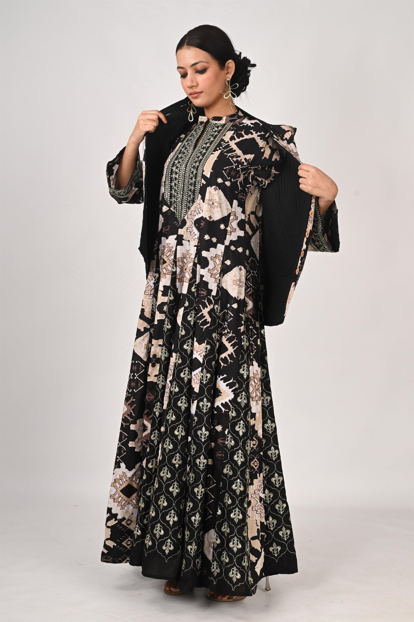 VRITRA black set winter set-delivery in 10 to 12 days