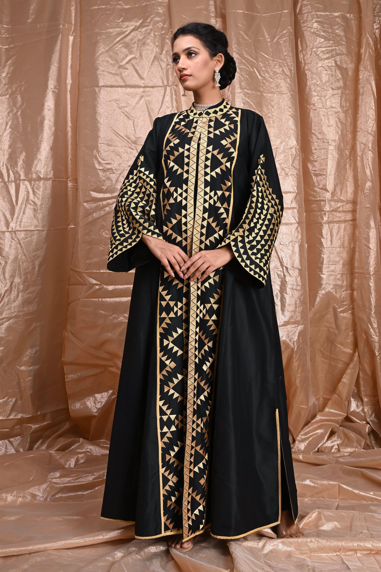 ELVI SILK SET black-SAME DAY DELIVERY