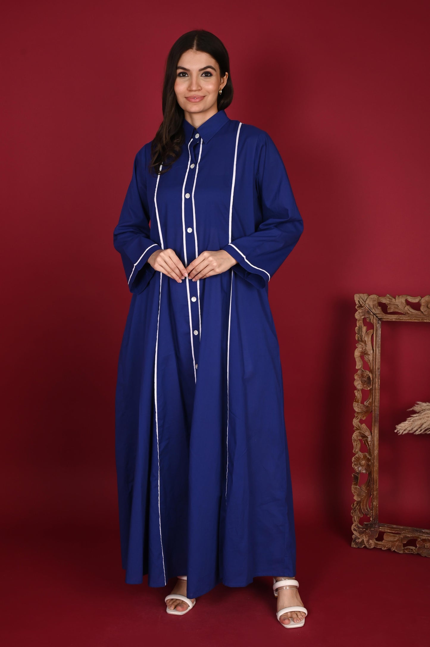 EVA Royal blue and white
