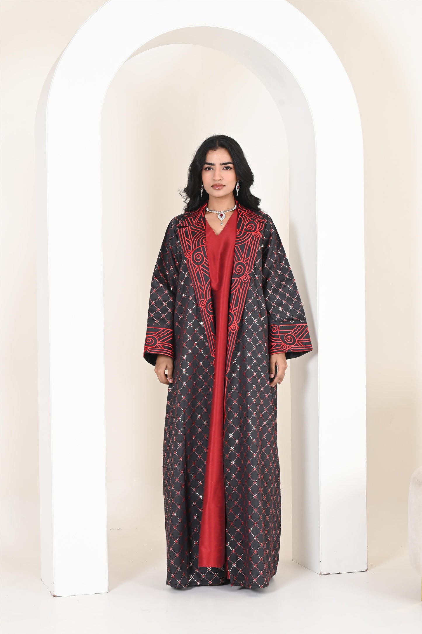 AHVI DARK GREY SET-SAME DAY DELIVERY