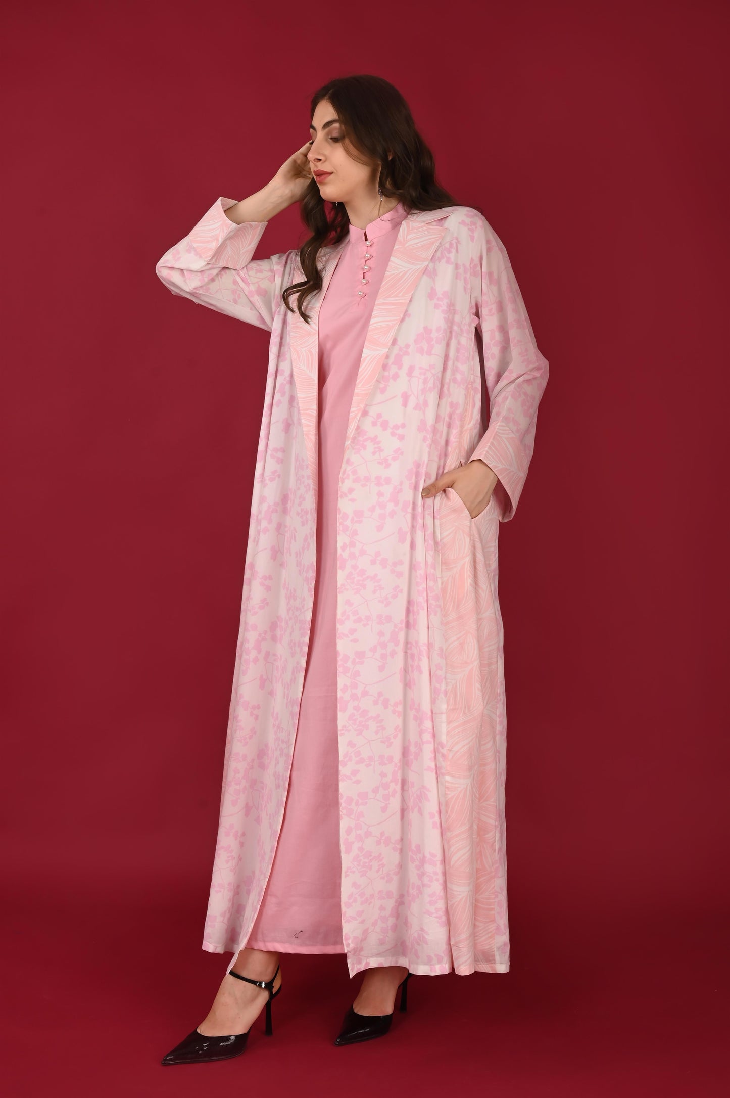 Avaia PINK ABAYA SET