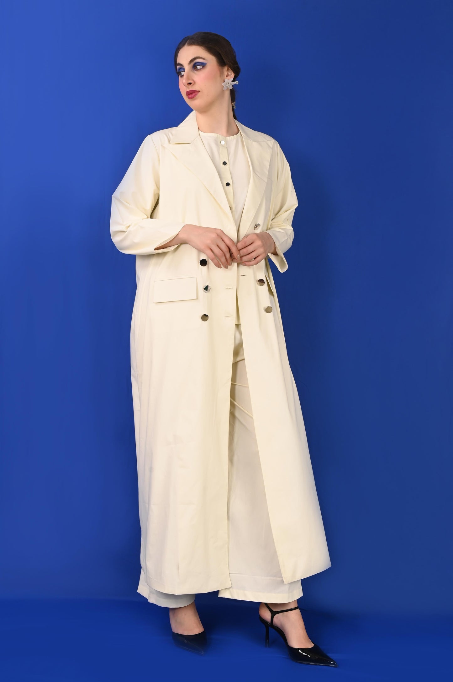 ESME WHITE JACKET- DELIVERY IN 7 TO 10 DAYS