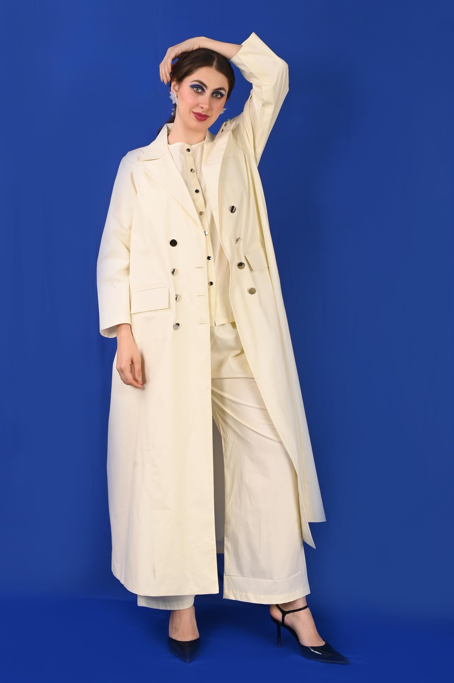 ESME WHITE JACKET- DELIVERY IN 7 TO 10 DAYS