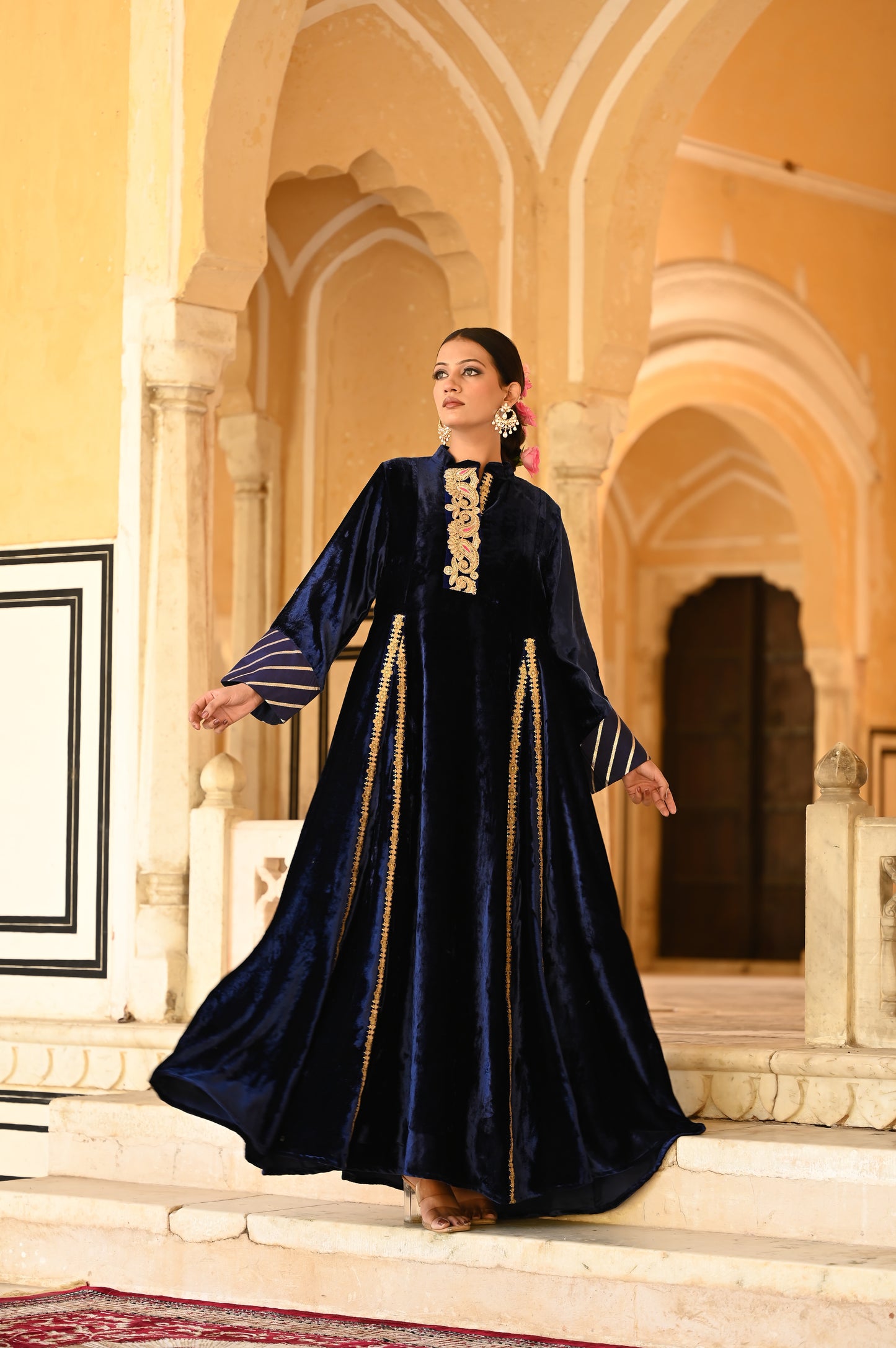 KAYA VELVET NAVY BLUE