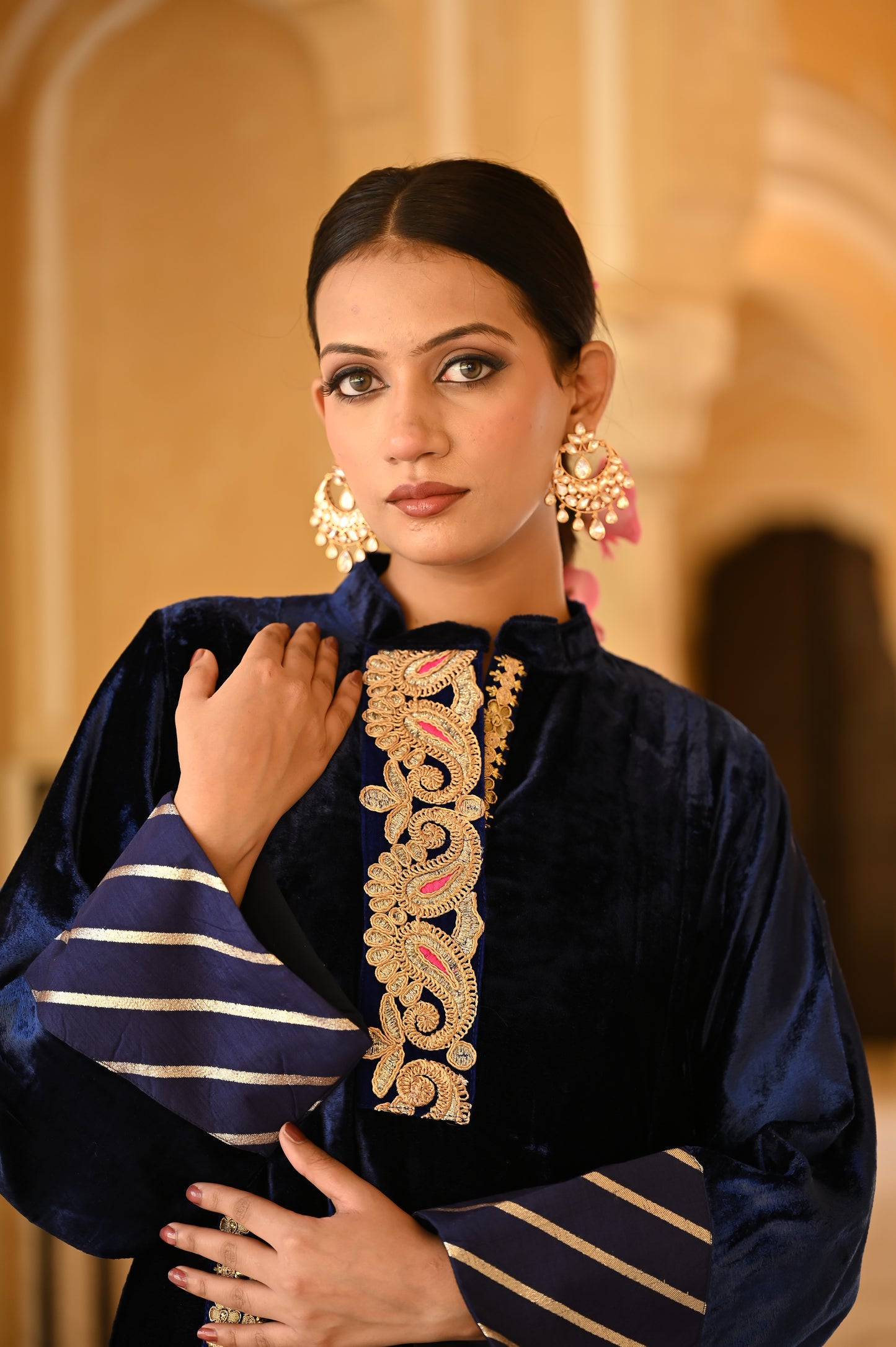 KAYA VELVET NAVY BLUE