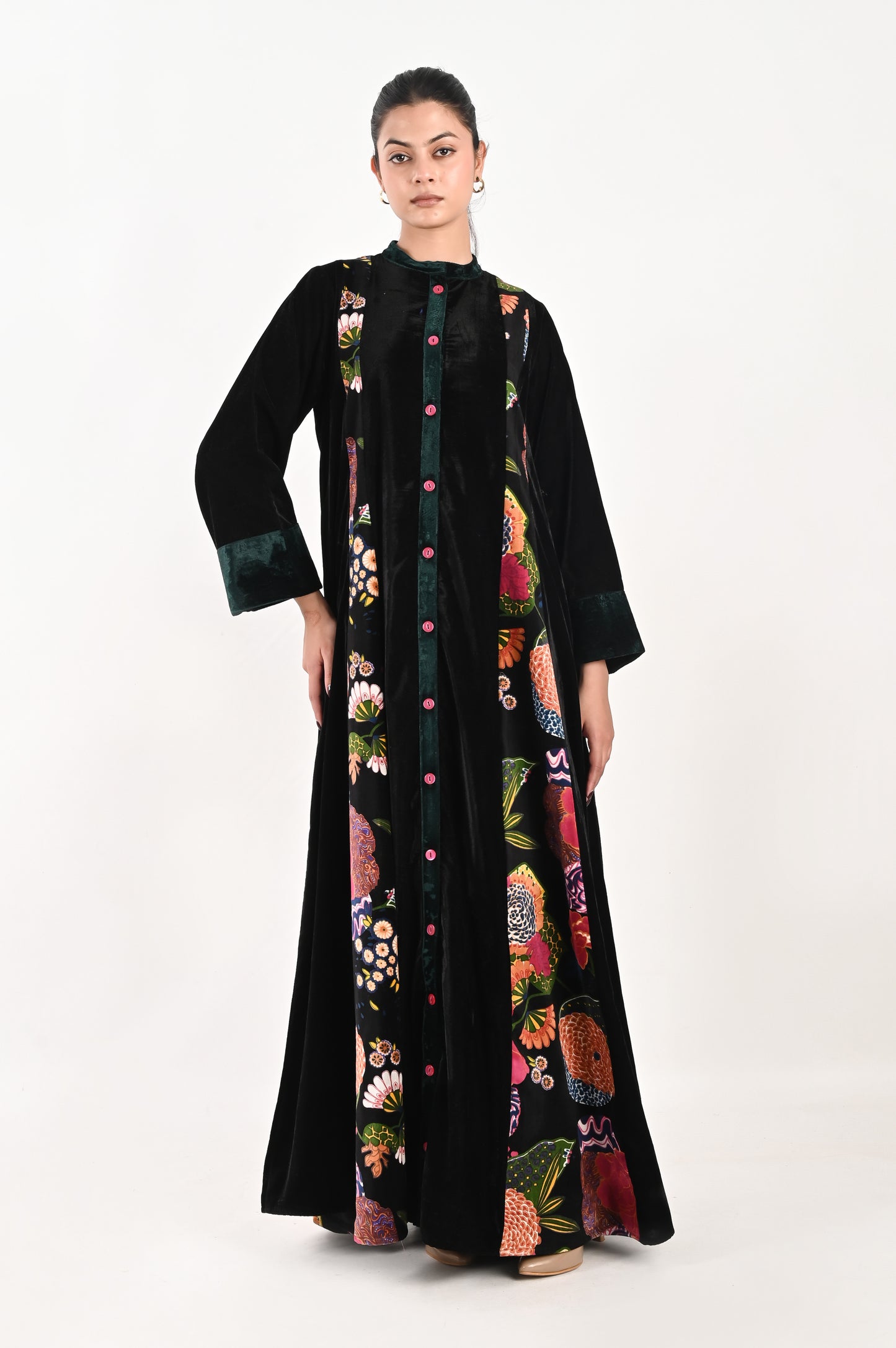 KAASHVI VELEVT KAFTAN-DELIVERY IN 1 TO 2 DAYS