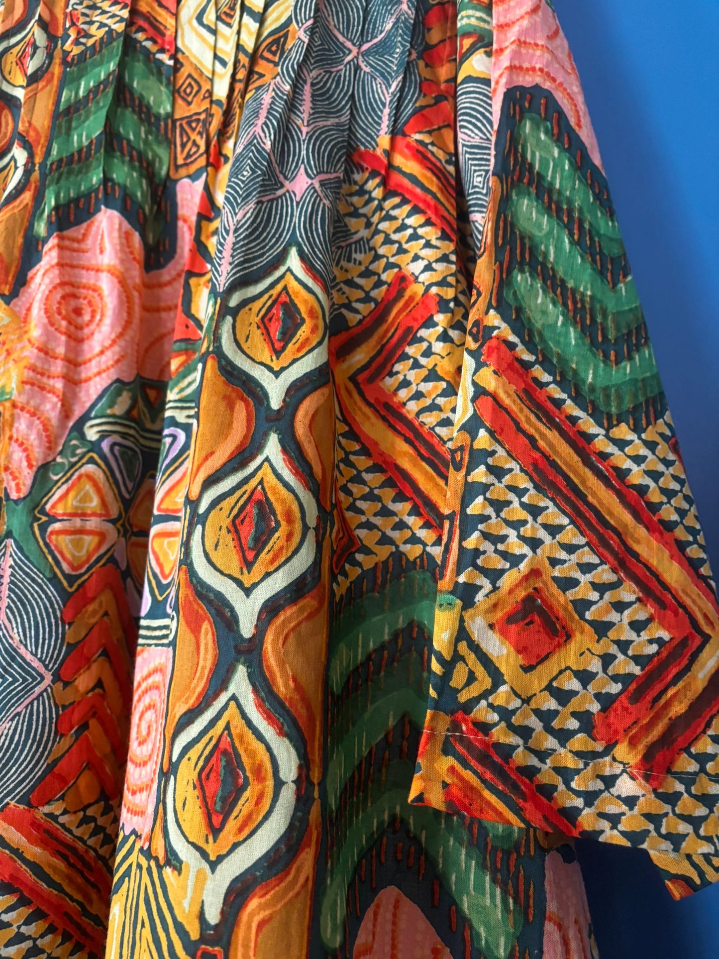 Isha painted cotton-delivery in 7 to 10 days