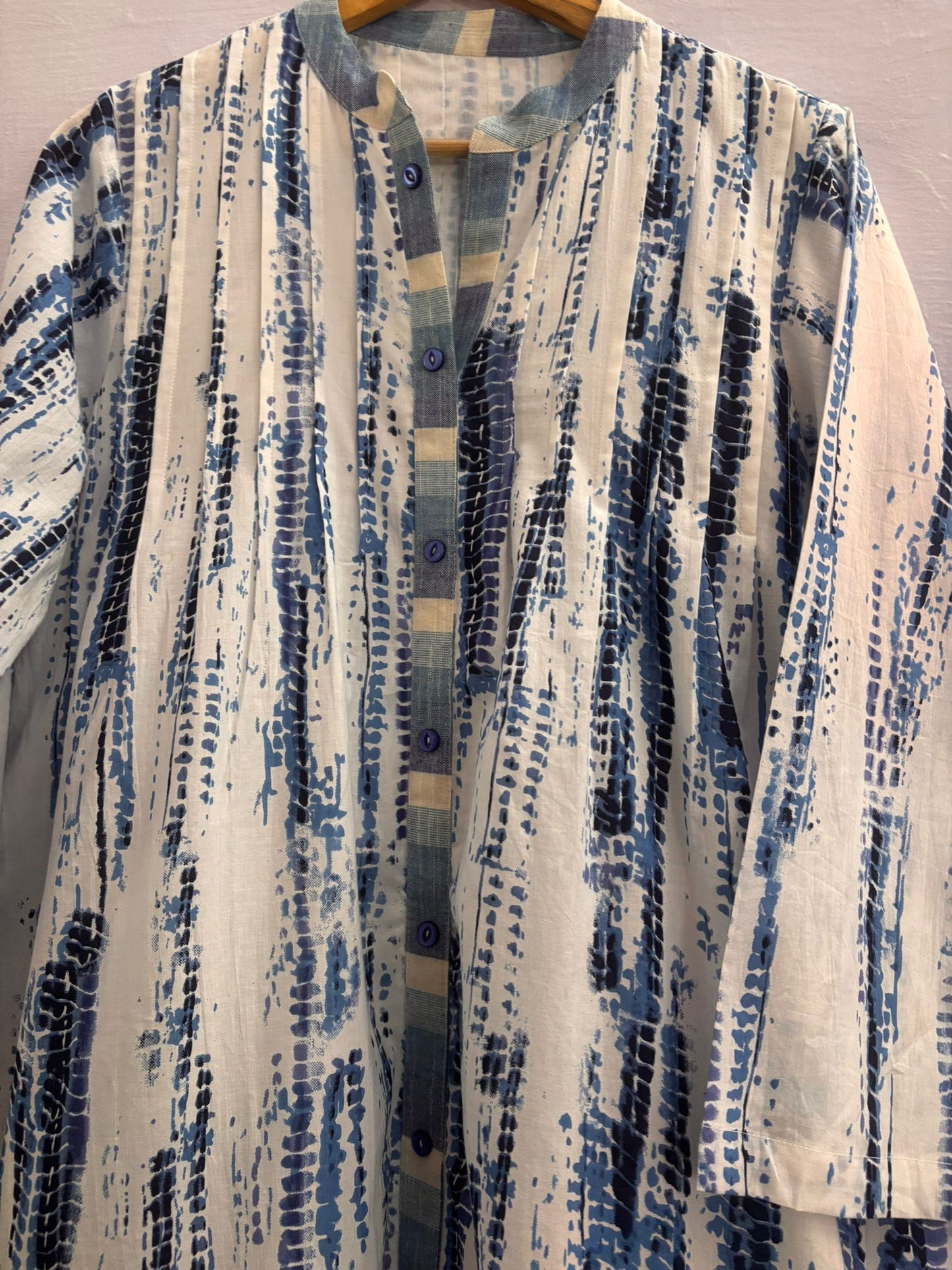 Isha Tie dye cotton kaftan-delivery in 7 to 10 days