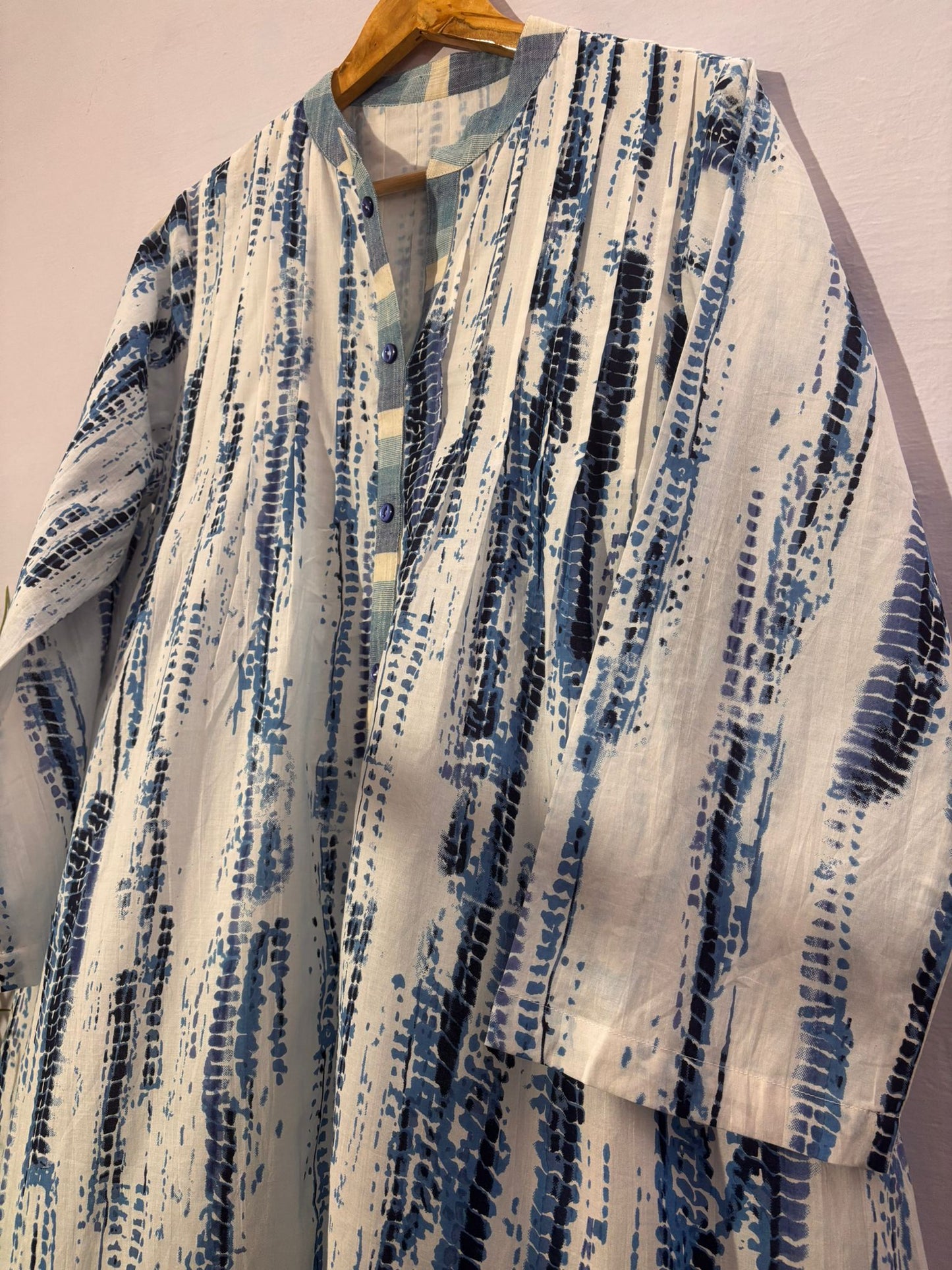 Isha Tie dye cotton kaftan-delivery in 7 to 10 days