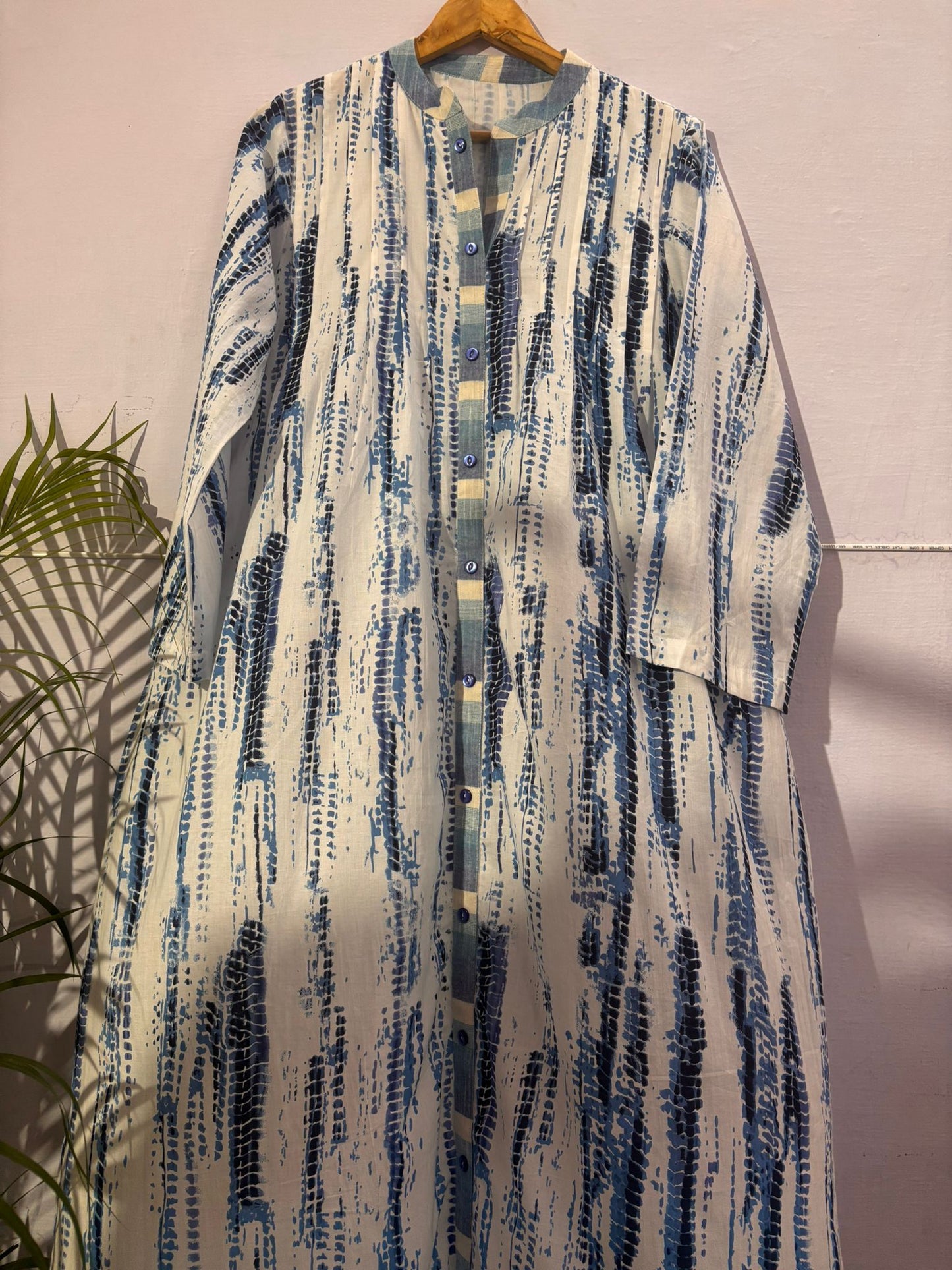 Isha Tie dye cotton kaftan-delivery in 7 to 10 days