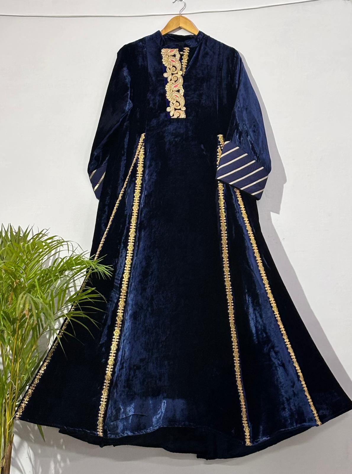 KAYA VELVET NAVY BLUE