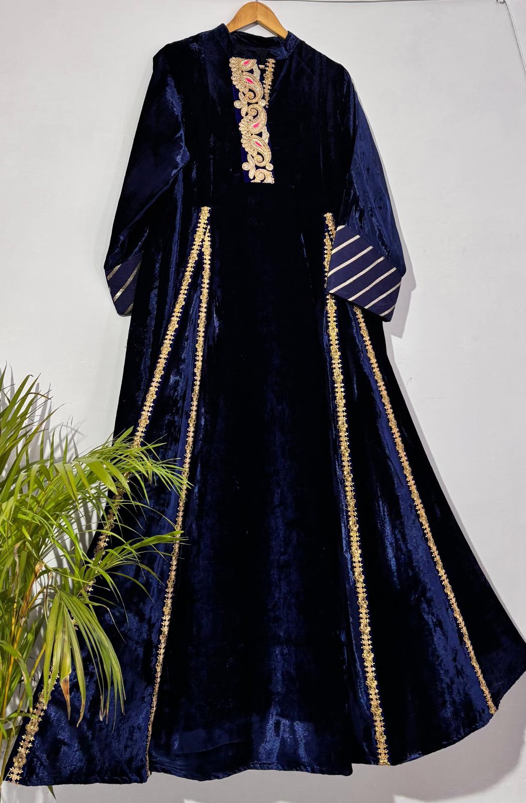 KAYA VELVET NAVY BLUE