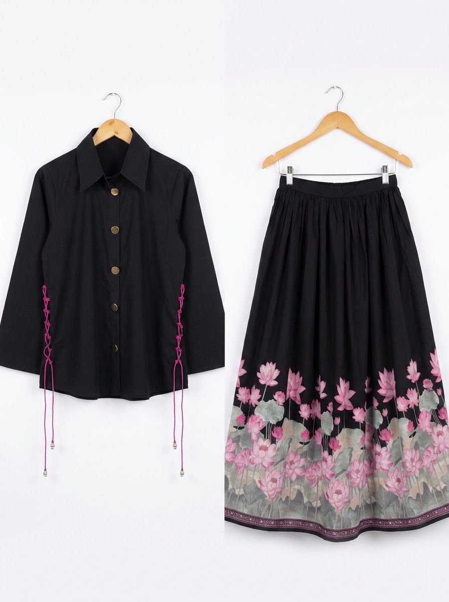 MIREN SKIRT AND SHIRT SET -Delivery in 7 to 10 days-LIMITED QUANTITIES