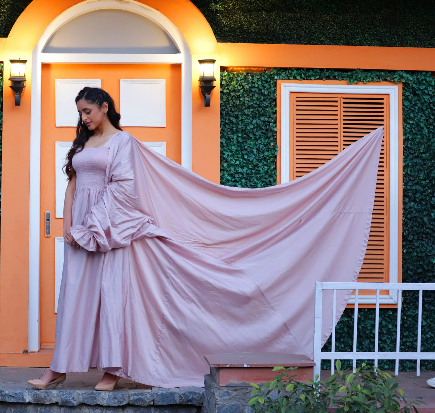 KAYA PINK SAREE JACKET PINK