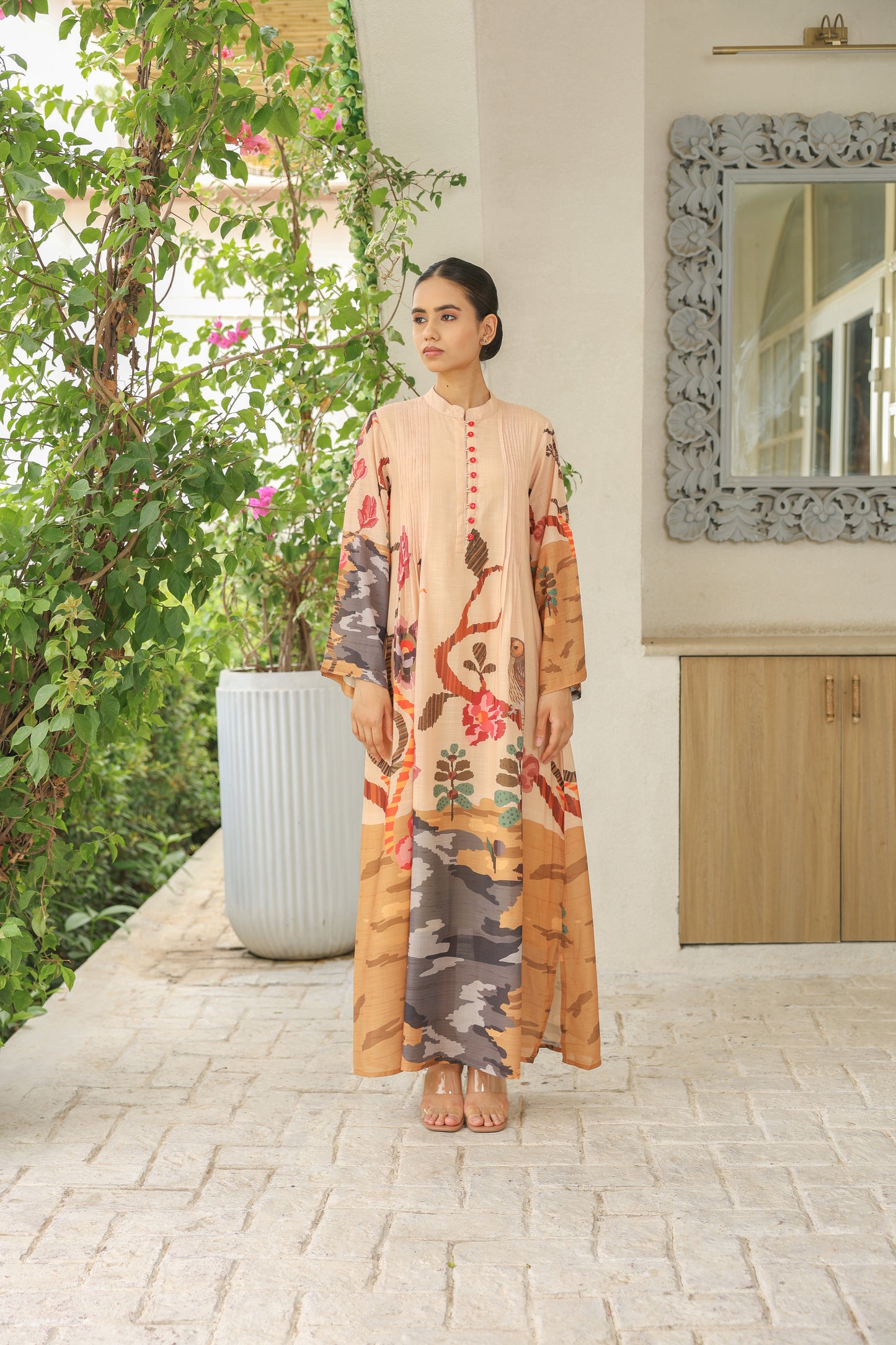 Abhya Linen kaftan