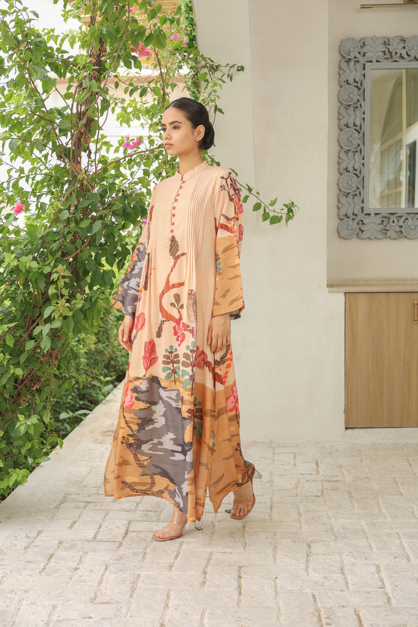 Abhya Linen kaftan