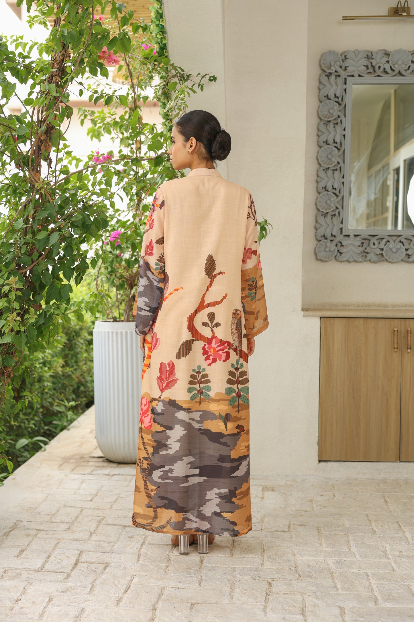 Abhya Linen kaftan