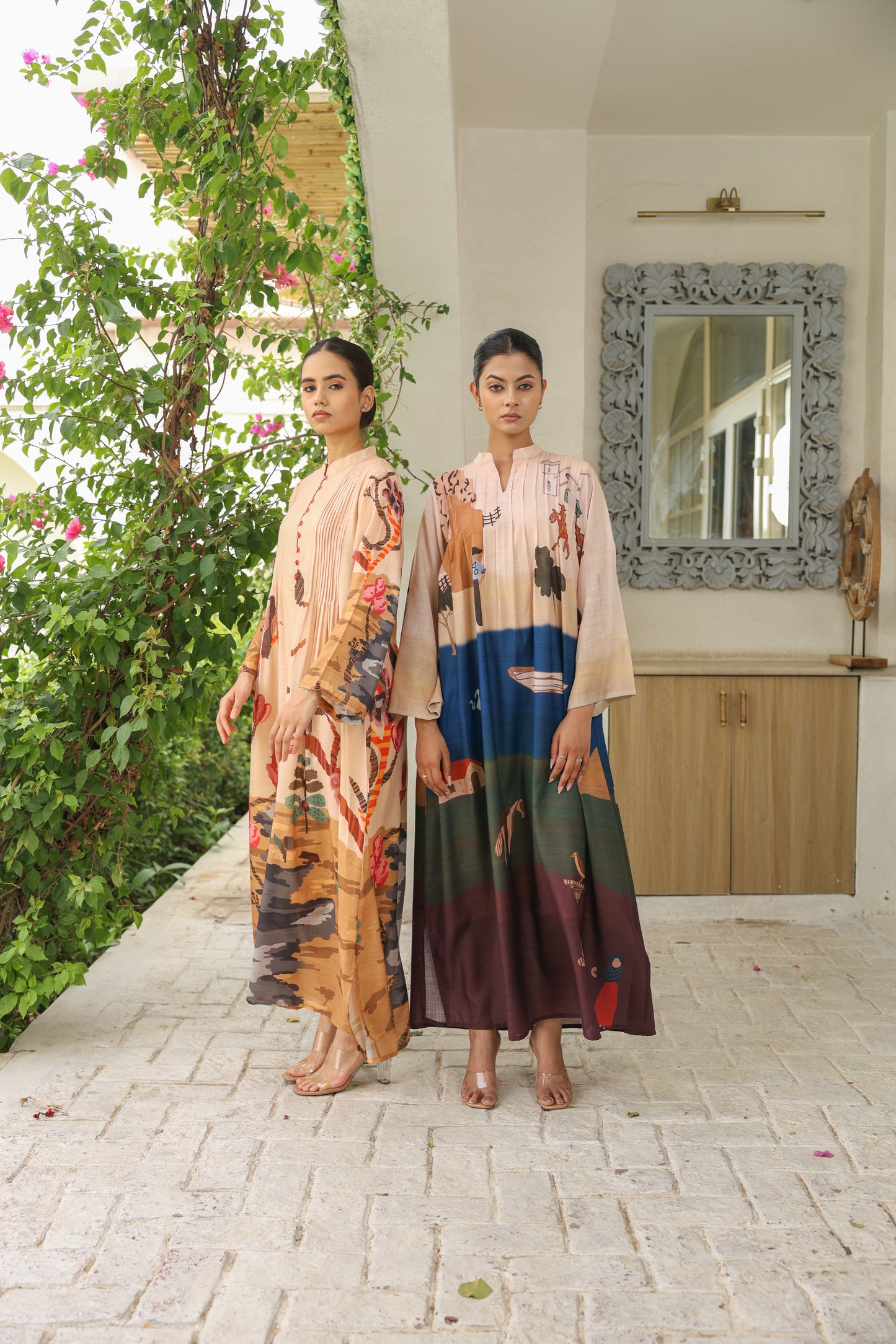 Abhya Linen kaftan