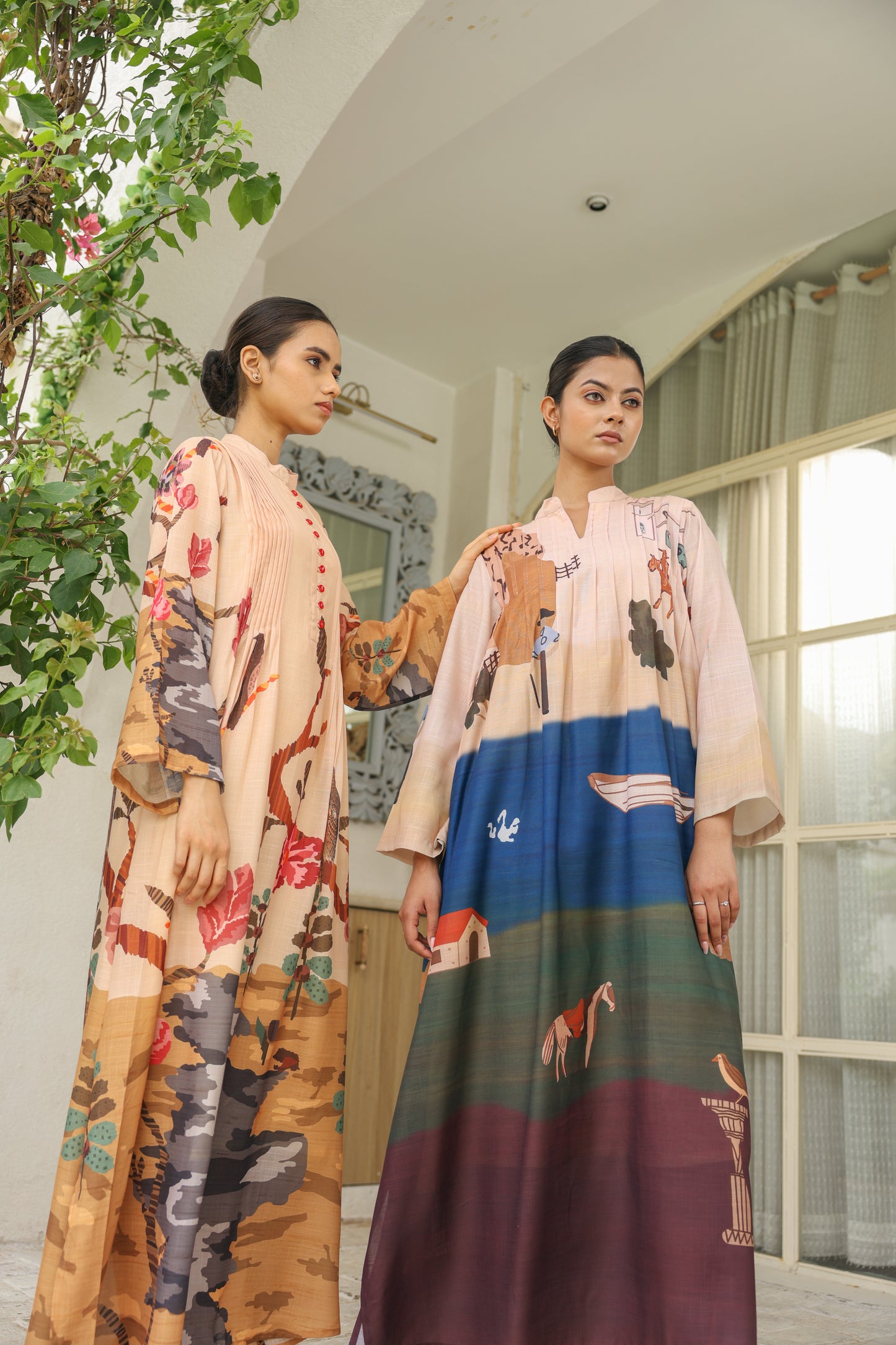 Abhya Linen kaftan