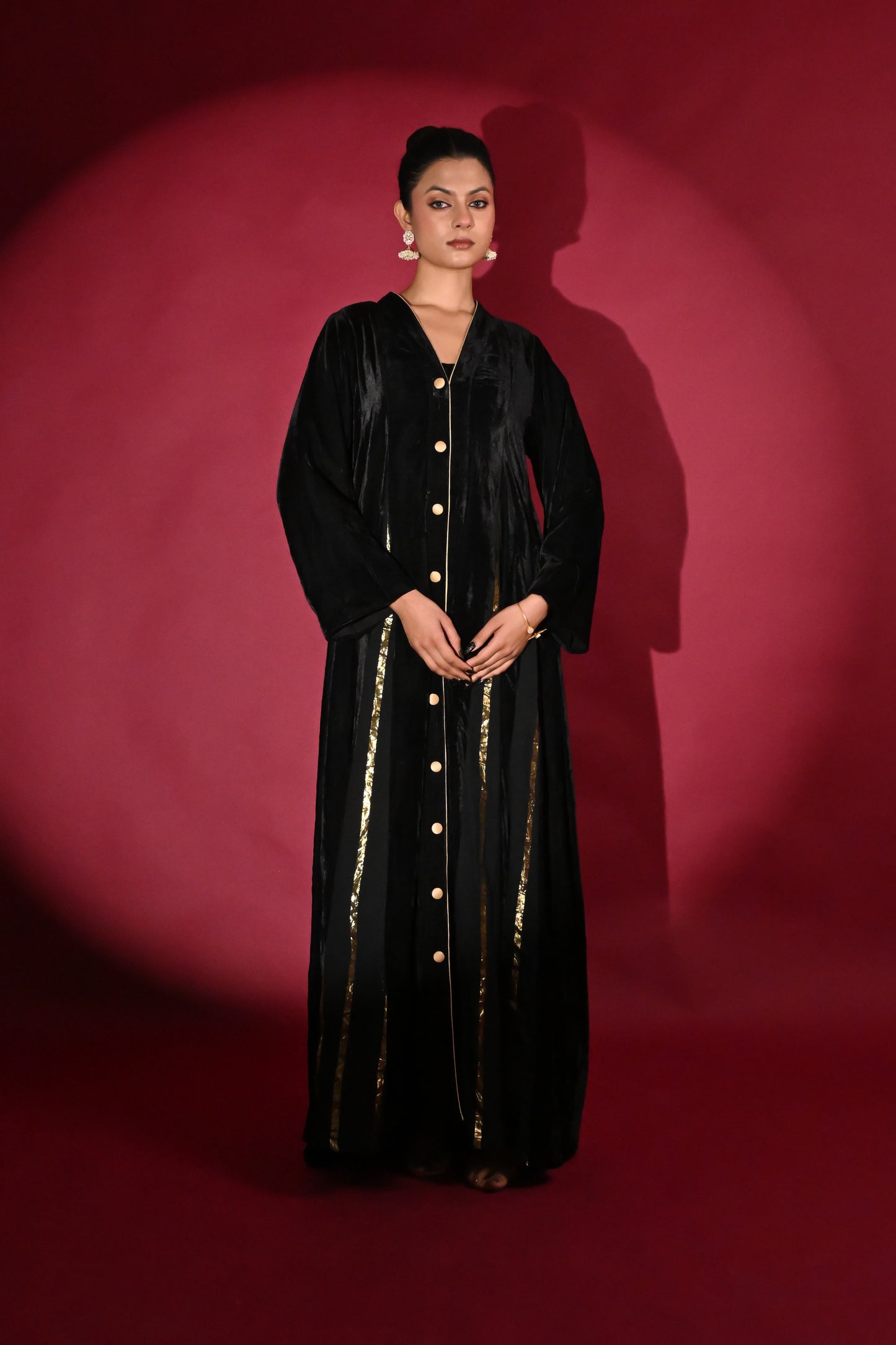 VAYU-VELVET KAFTAN  -DELIVERY IN 1 TO 2 DAYS