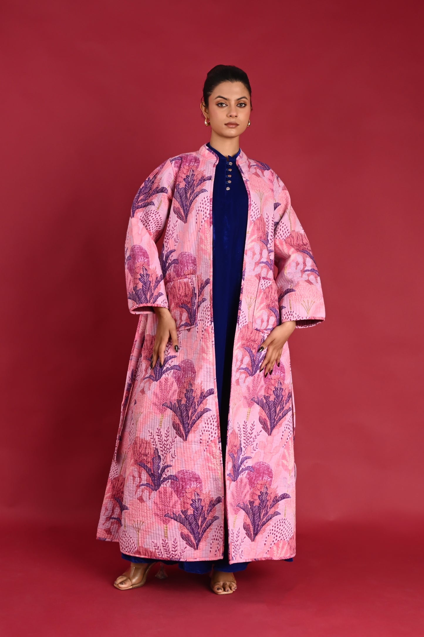 SISNA WINTER QUILTED JACKET SET-DELIVERY IN 1 TO 2 DAYS