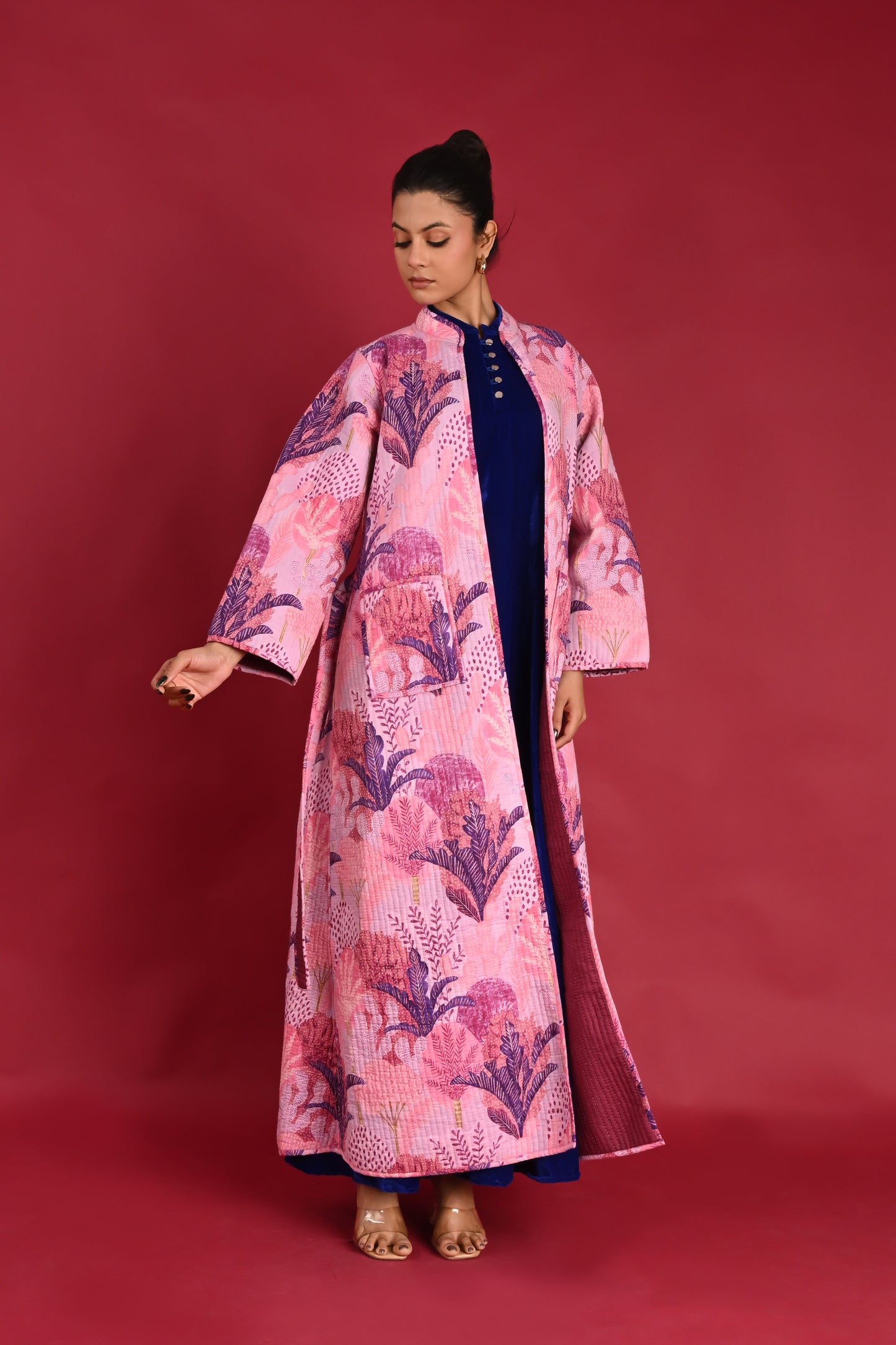 SISNA WINTER QUILTED JACKET SET-DELIVERY IN 1 TO 2 DAYS