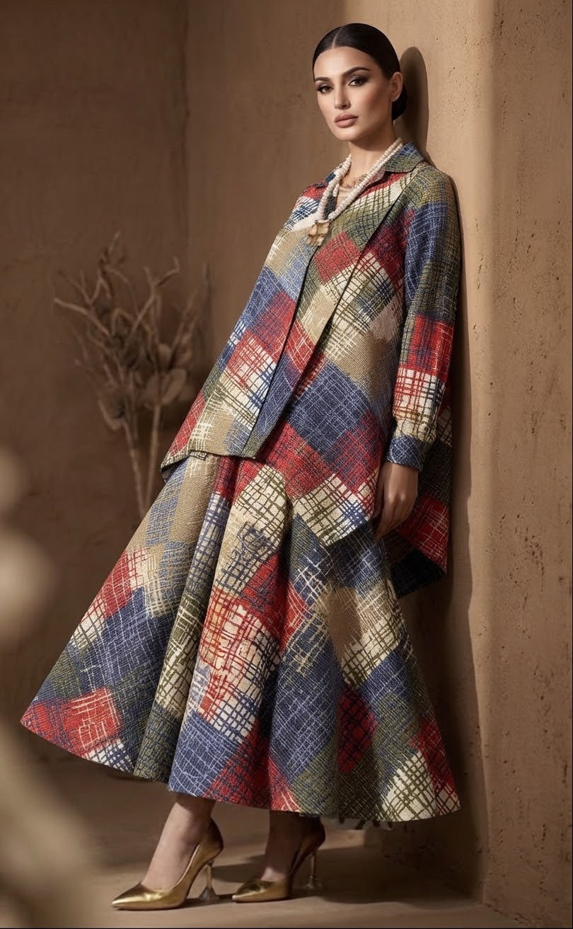 INHA SHIRT AND SKIRT SET -DELIVERY  IN 1 WEEK