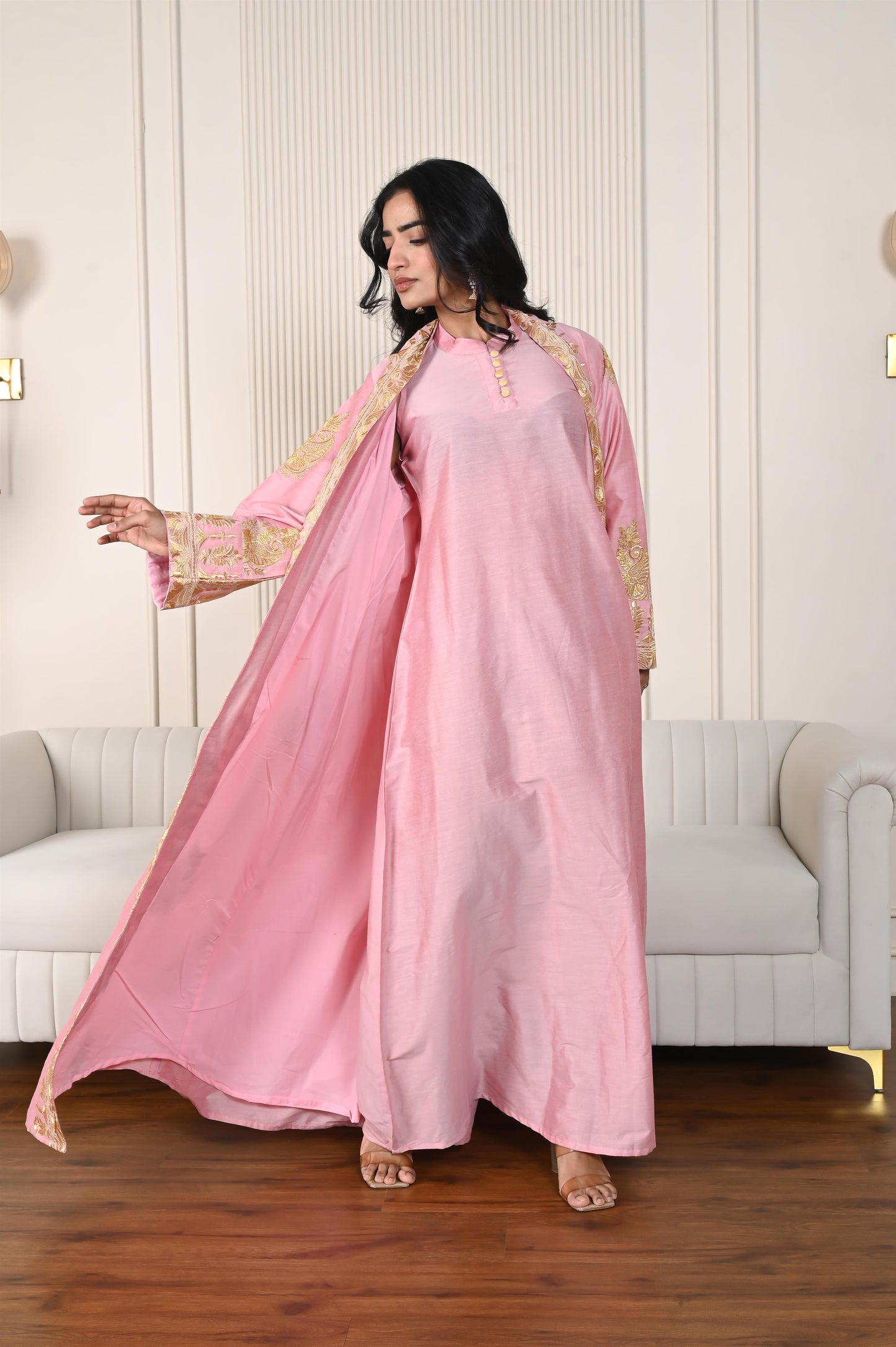 RIVAH SILK SET PINK