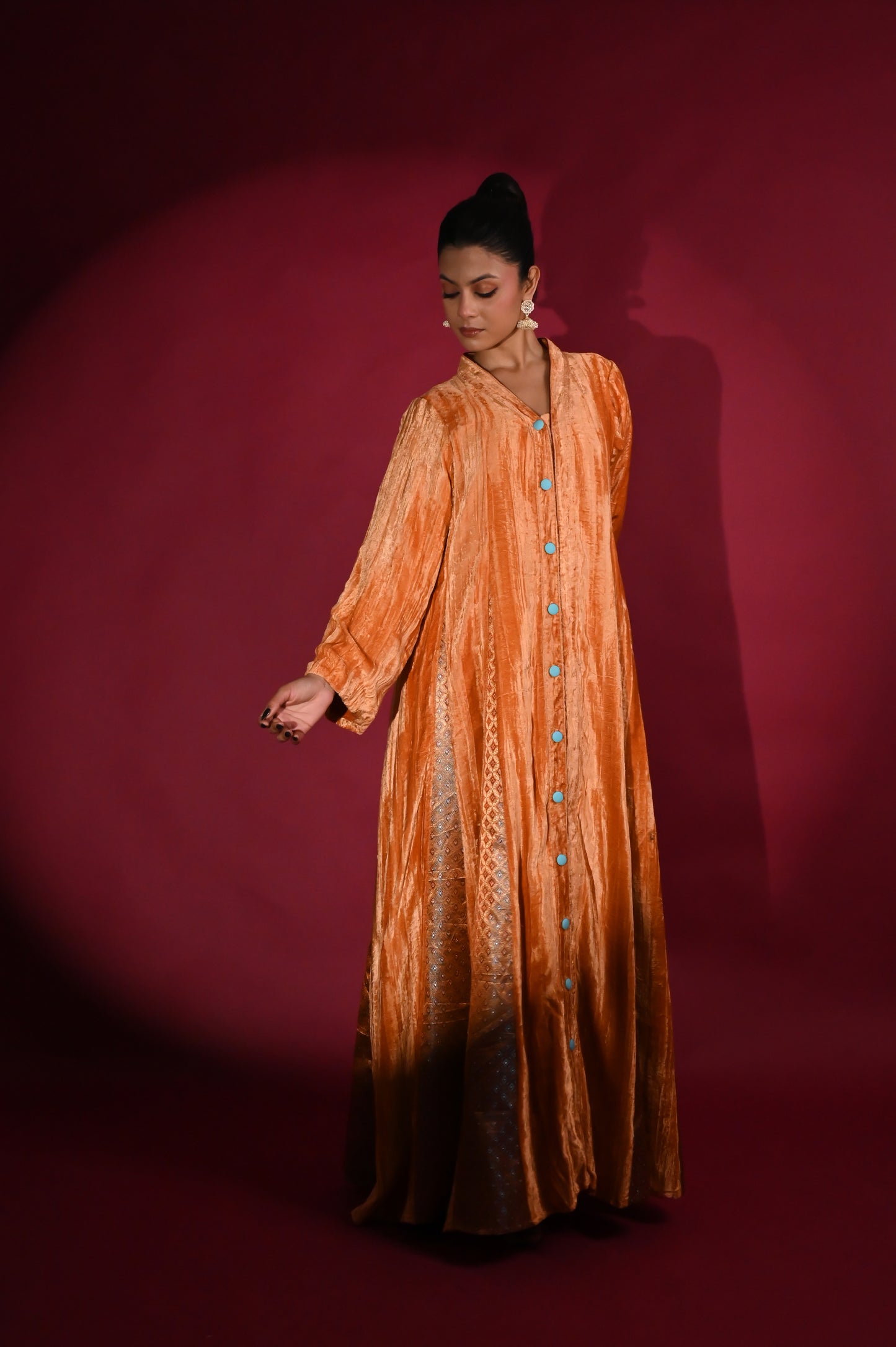 ATYA VELVET KAFTAN  -DELIVERY IN 1 TO 2 DAYS