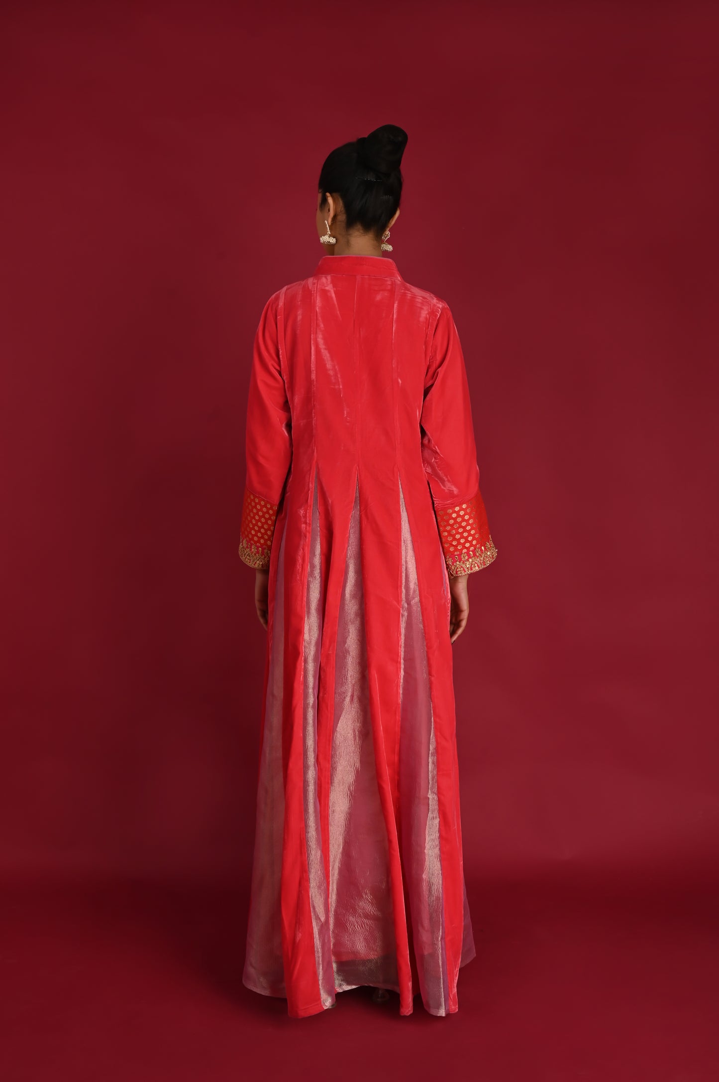 ADRTA  VELVET KAFTAN  -DELIVERY IN 1 TO 2 DAYS