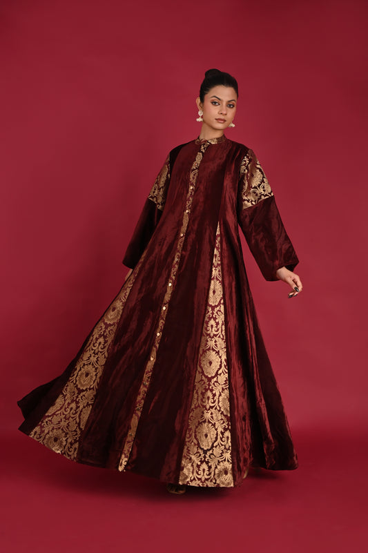 HAYAMI  VELVET KAFTAN  -DELIVERY IN 1 TO 2 DAYS