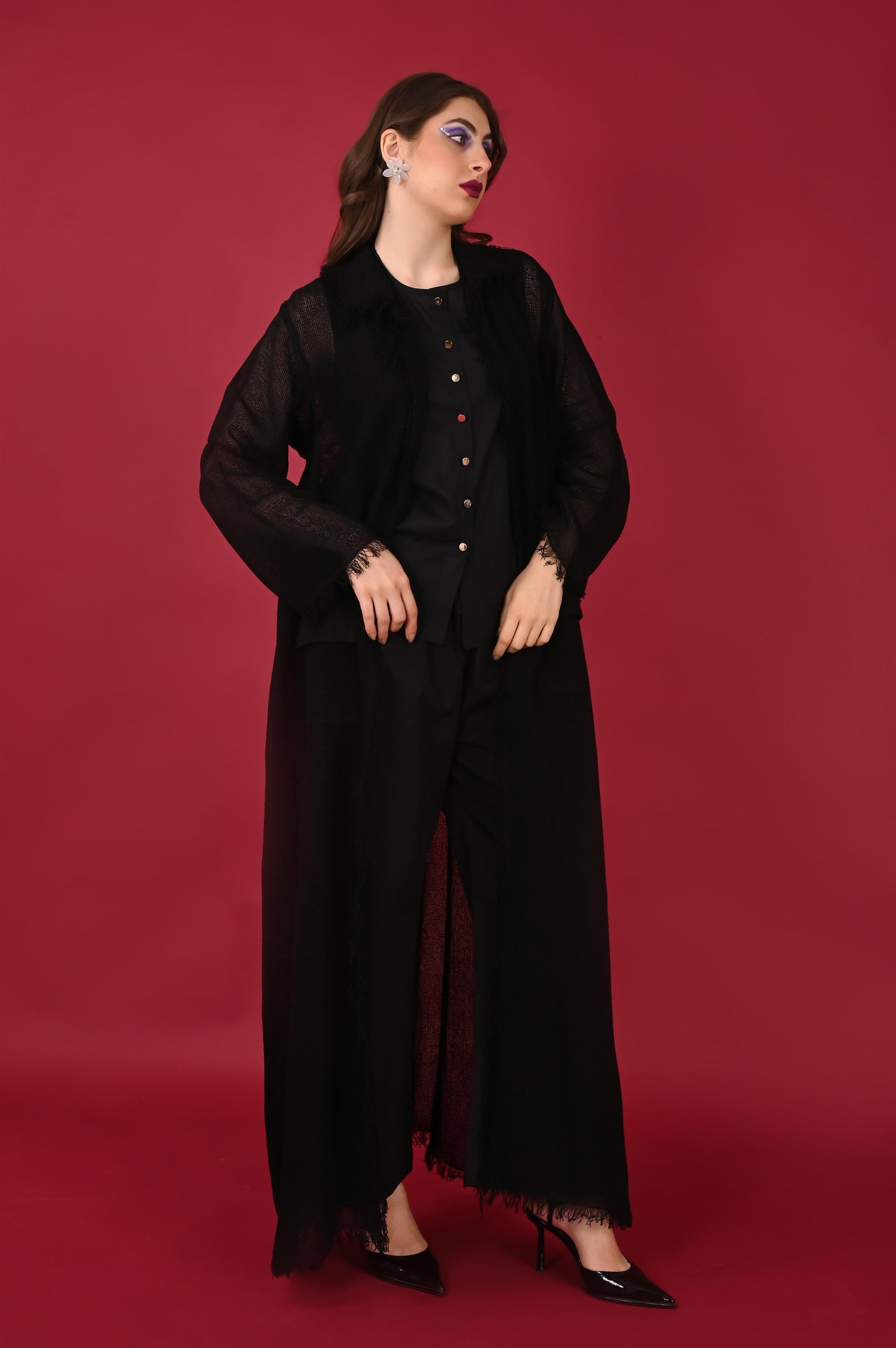 BAHATI BLACK JACKET-HANDMADE JUTE
