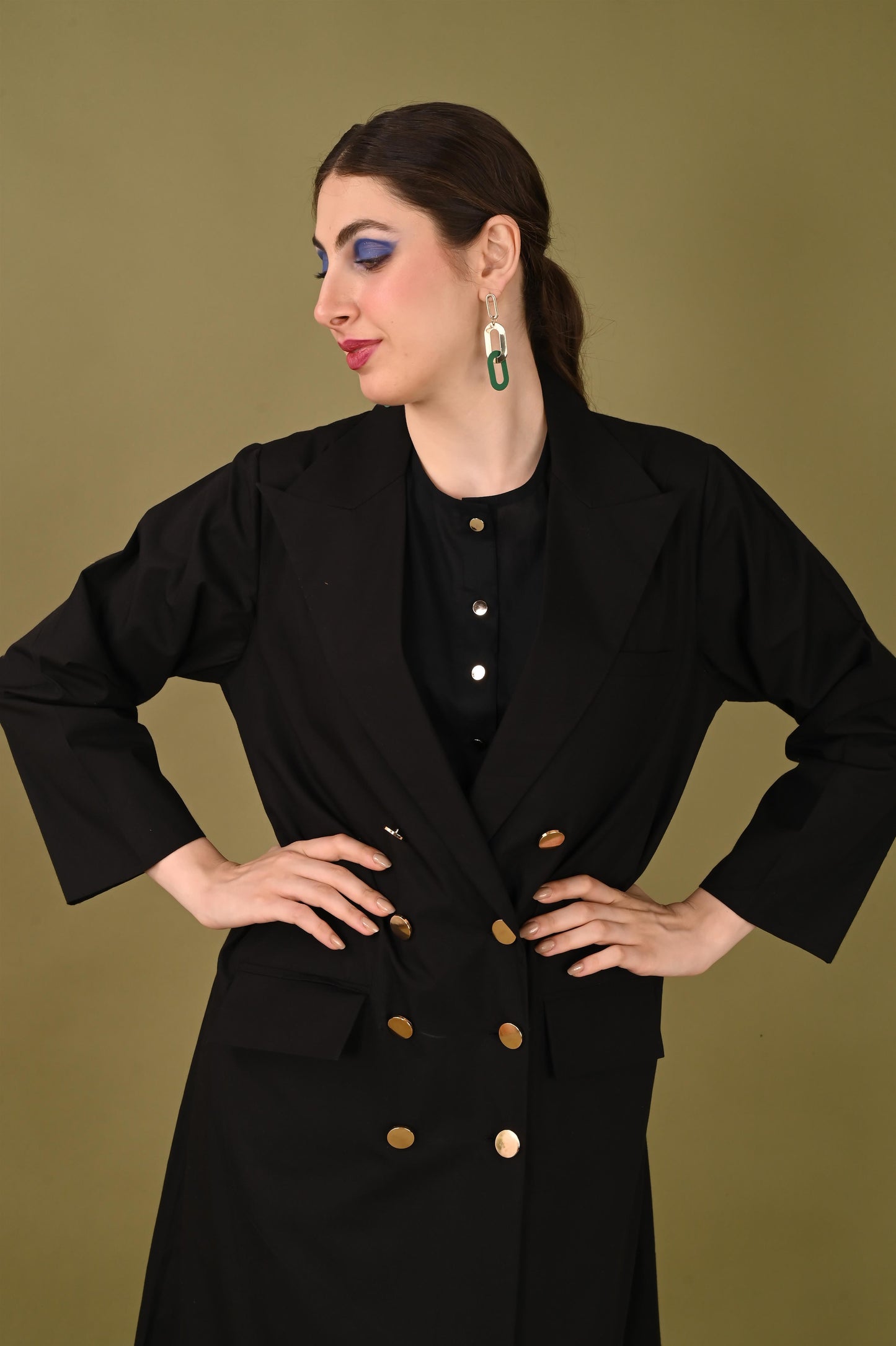 ESME BLACK JACKET- DELIVERY IN 7 TO 10 DAYS