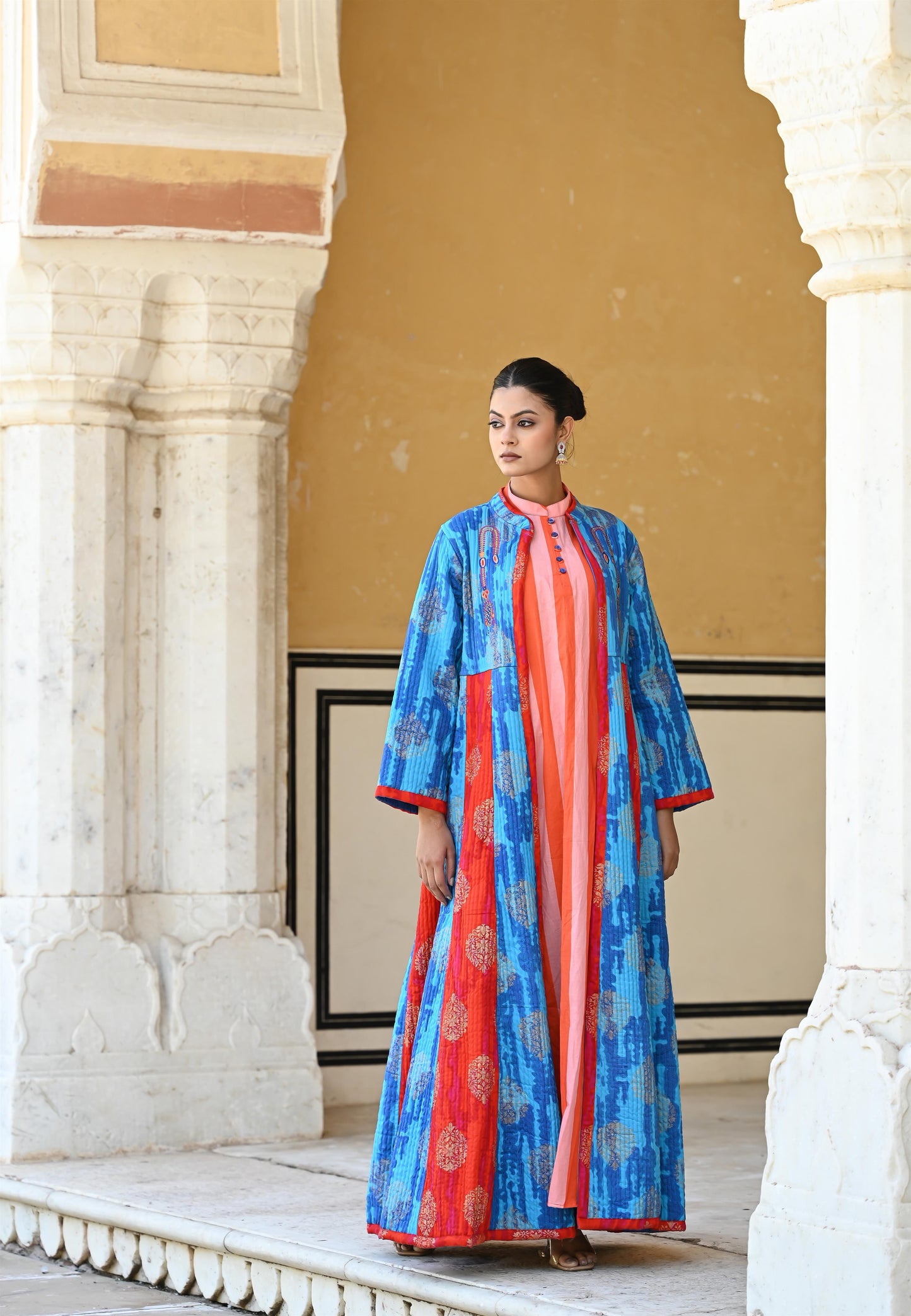 AHANA  WINTER QUILTED JACKET SET-DELIVERY IN 7 TO 10 DAYS