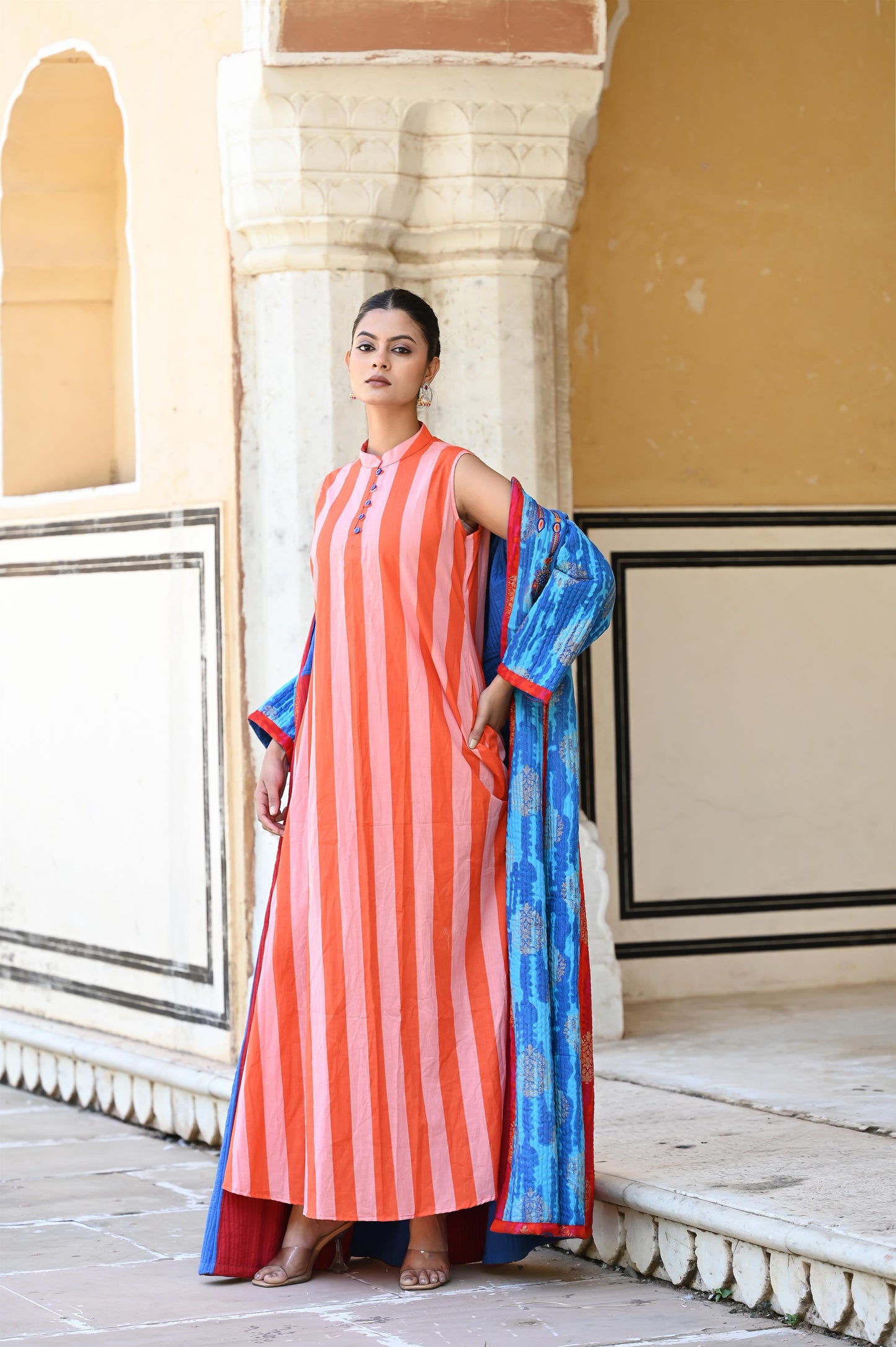 AHANA  WINTER QUILTED JACKET SET-DELIVERY IN 7 TO 10 DAYS