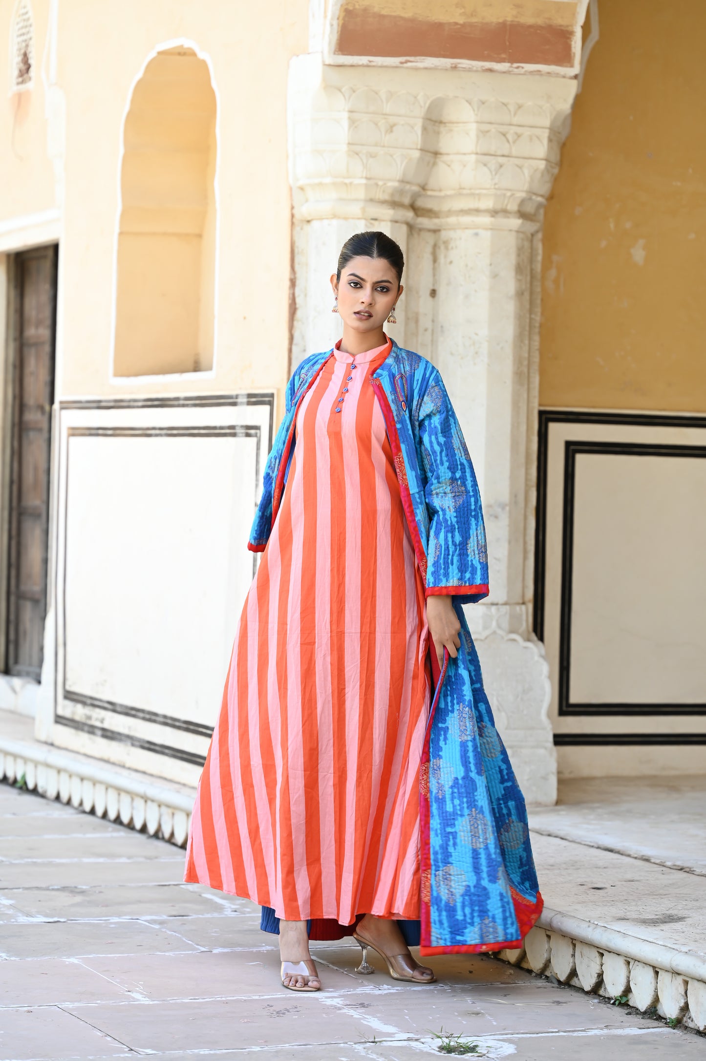 AHANA  WINTER QUILTED JACKET SET-DELIVERY IN 7 TO 10 DAYS