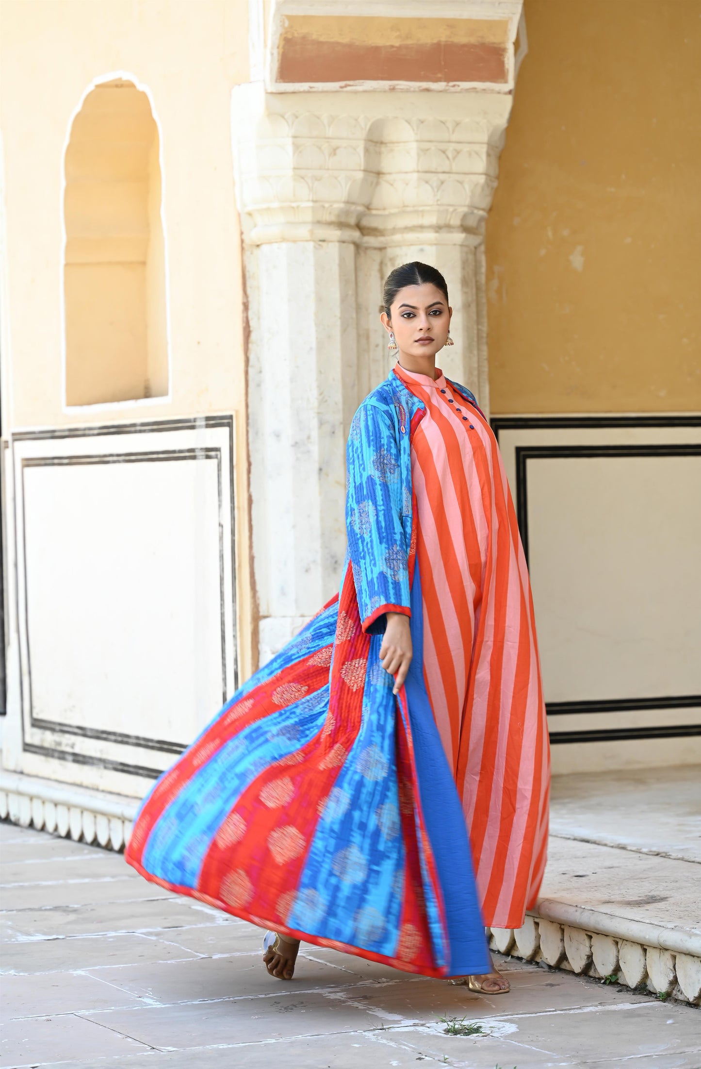 AHANA  WINTER QUILTED JACKET SET-DELIVERY IN 7 TO 10 DAYS