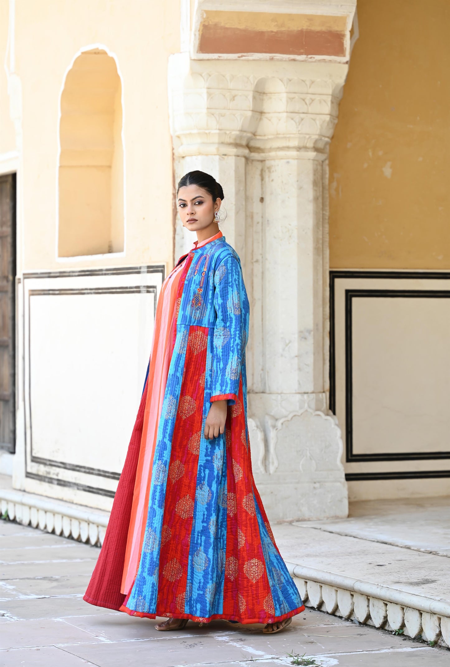 AHANA  WINTER QUILTED JACKET SET-DELIVERY IN 7 TO 10 DAYS