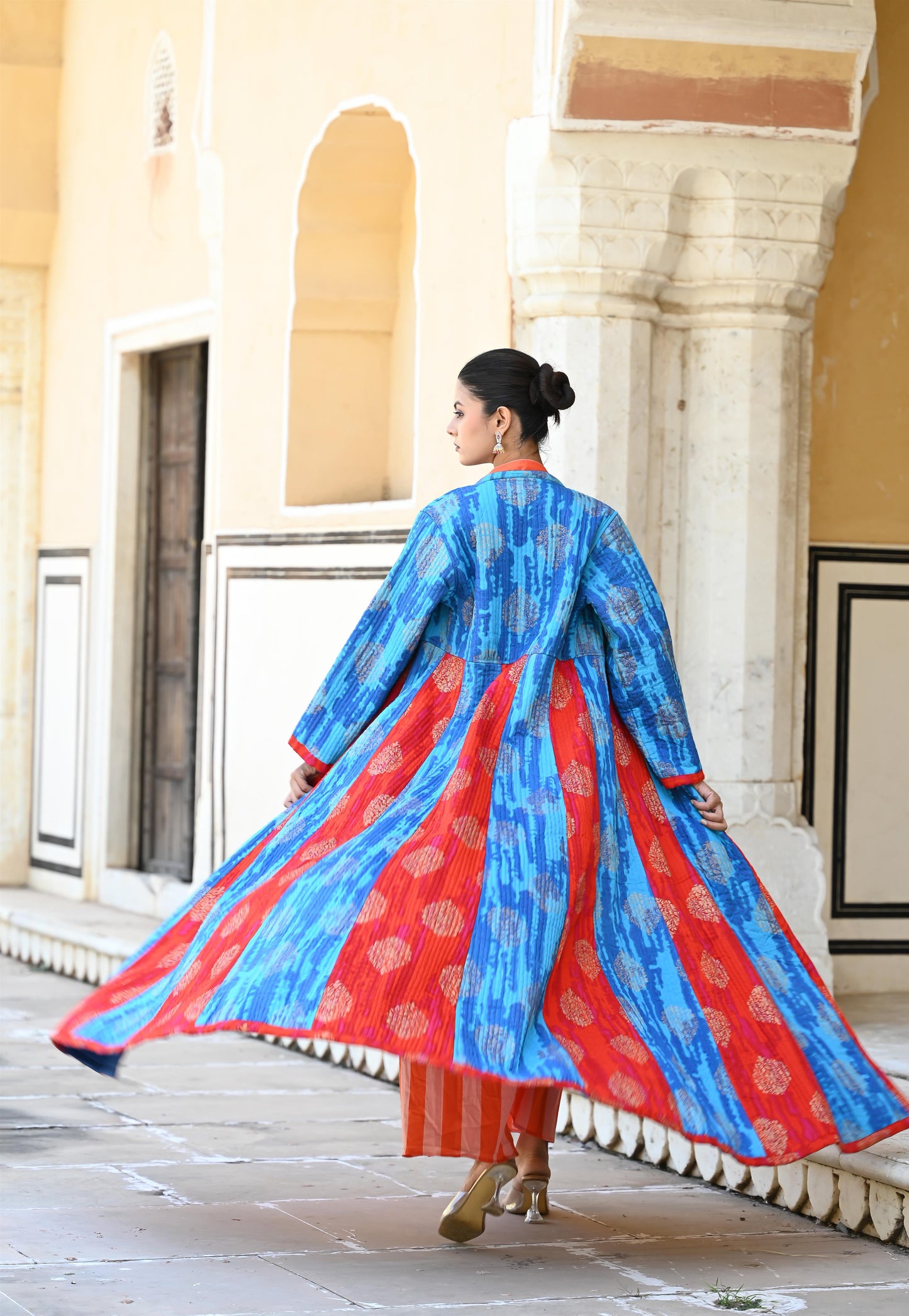 AHANA  WINTER QUILTED JACKET SET-DELIVERY IN 7 TO 10 DAYS