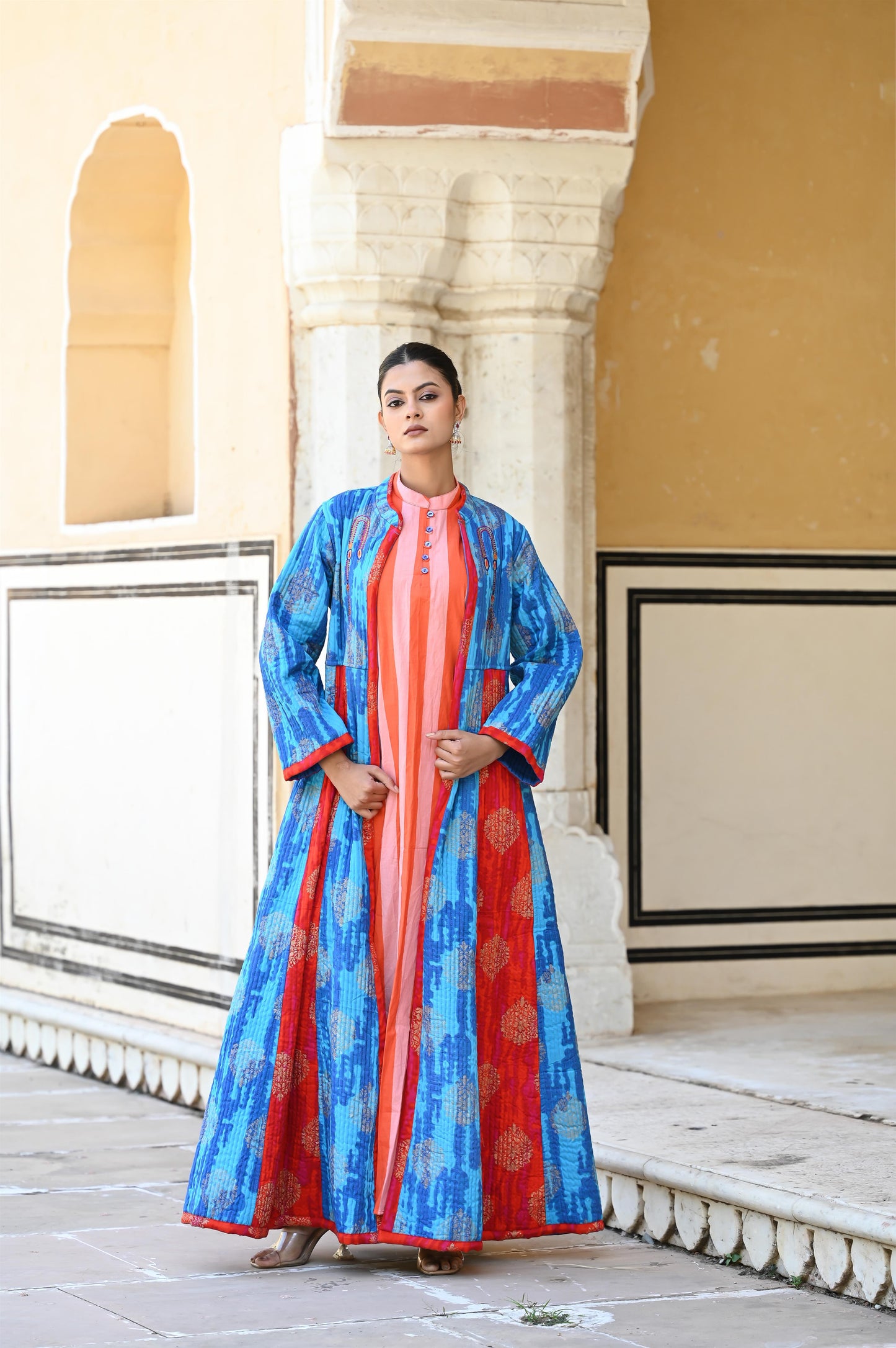 AHANA  WINTER QUILTED JACKET SET-DELIVERY IN 7 TO 10 DAYS