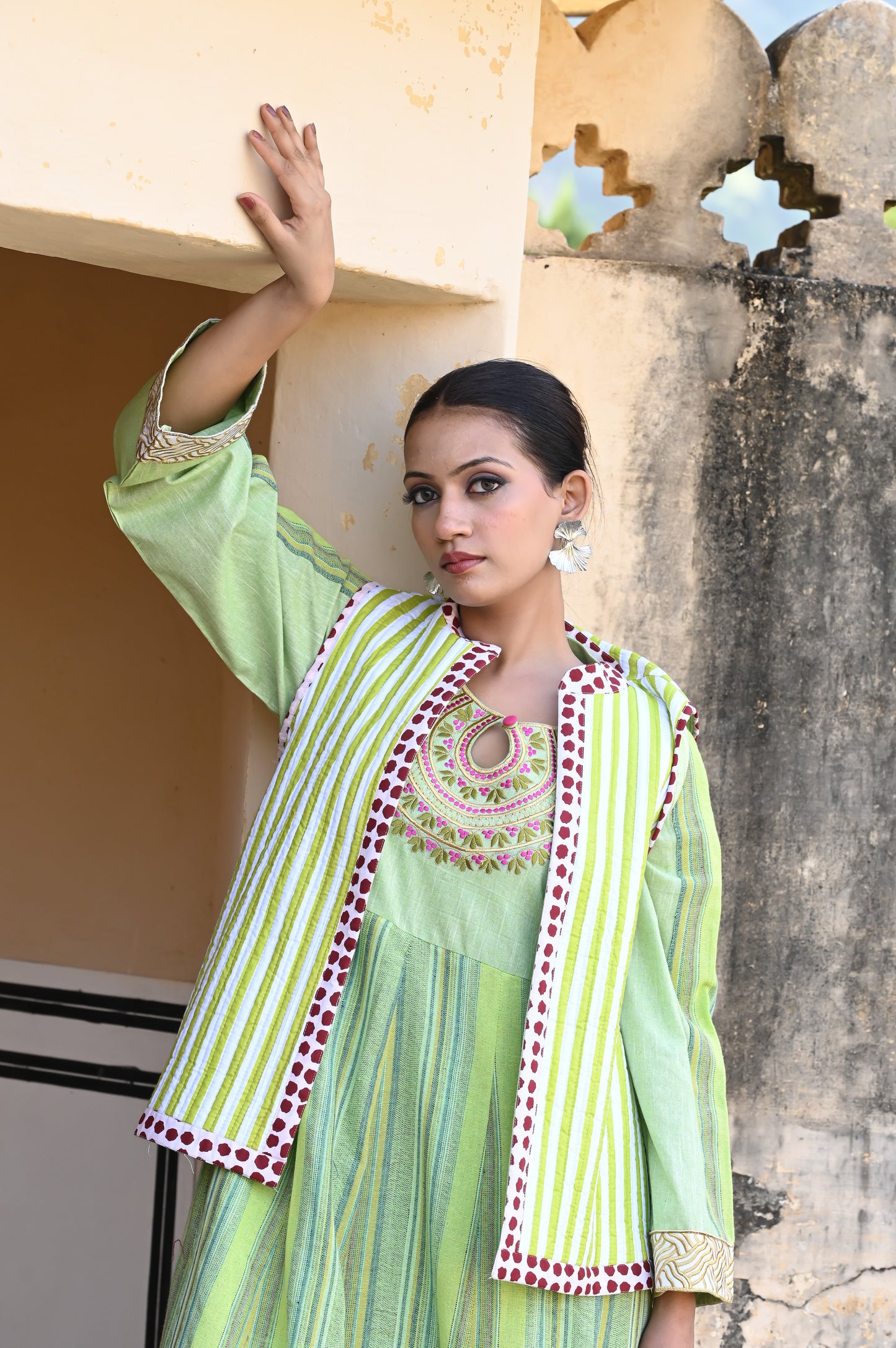 SERAYA SET GREEN-delivery in 7 to 10 days