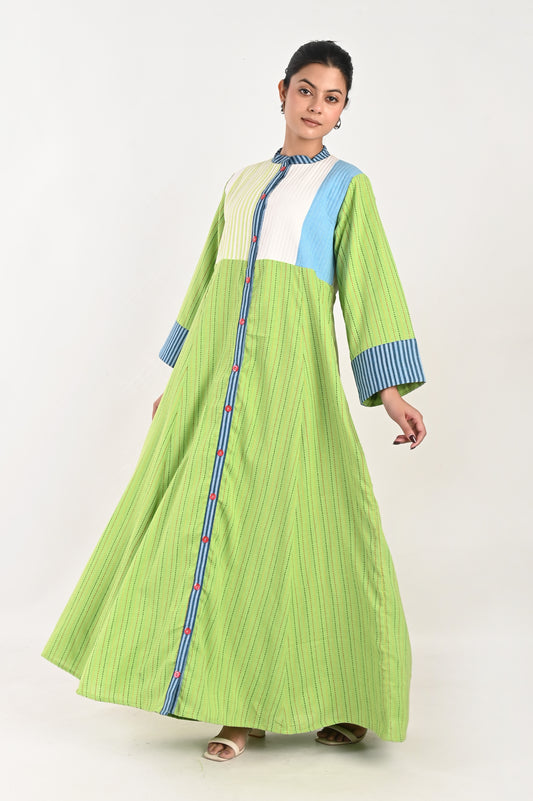 UMIKA HANDMADE  QUILTED COTTON KAFTAN-DELIVERY IN 7 TO 10 DAYS