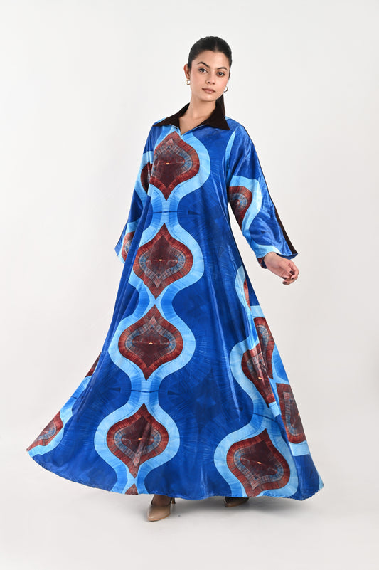 DEWI VELVET BLUE -DELIVERY IN 7 TO 1O DAYS