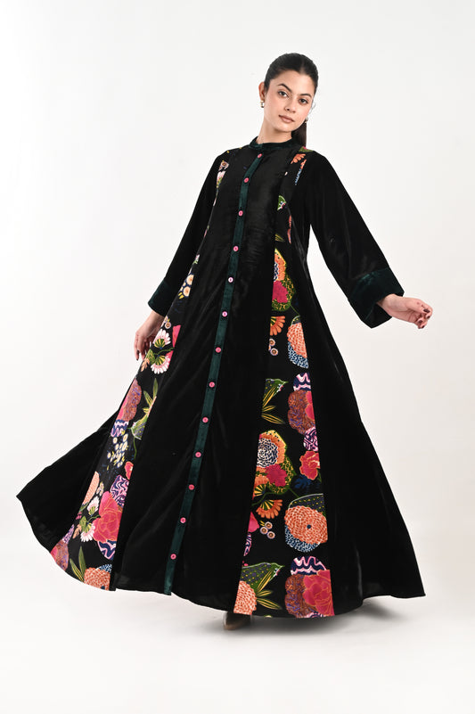 KAASHVI VELEVT KAFTAN
