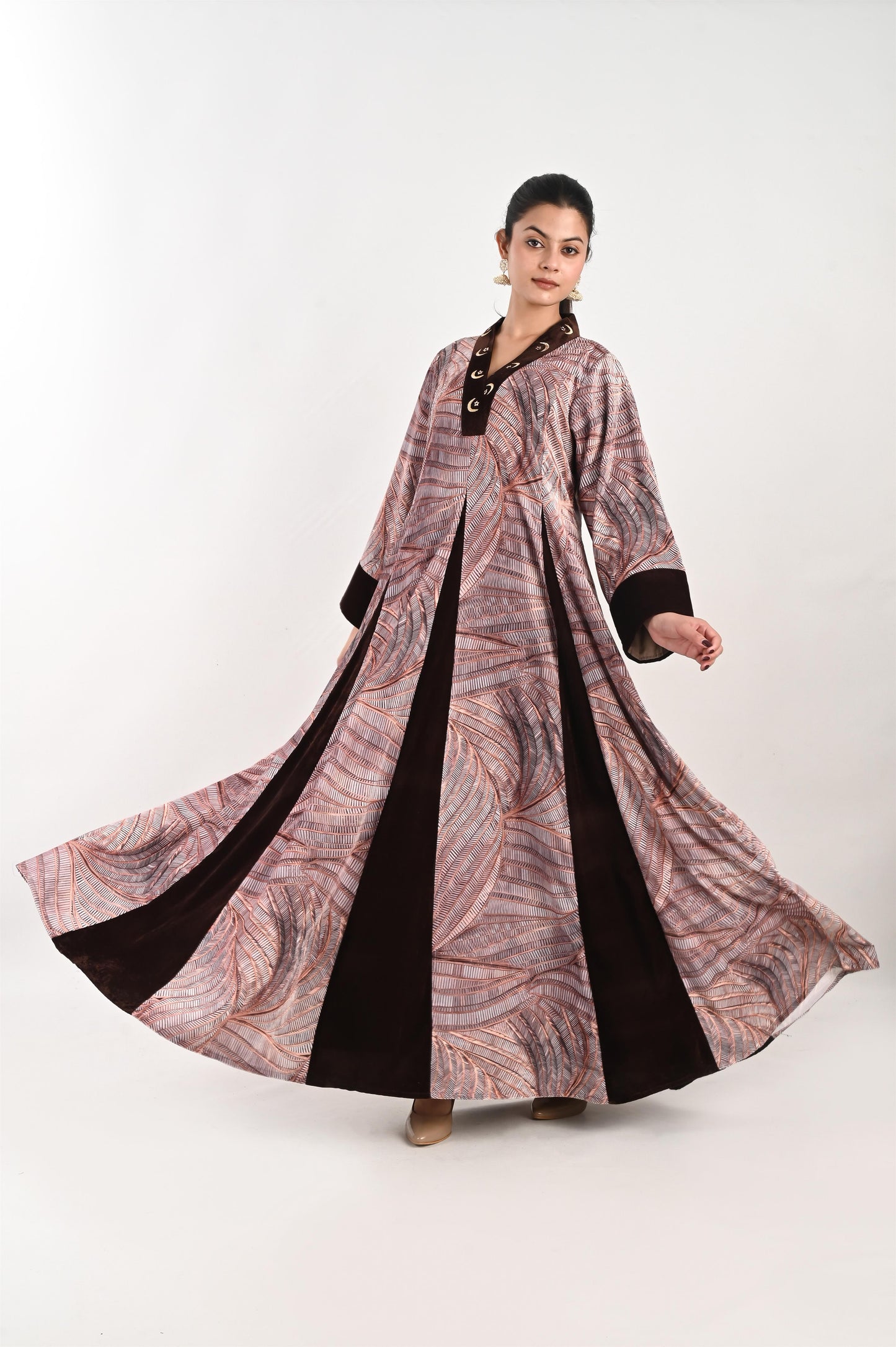 ATYA BROWN VELVET -DELIVERY IN 7 TO 10 DAYS