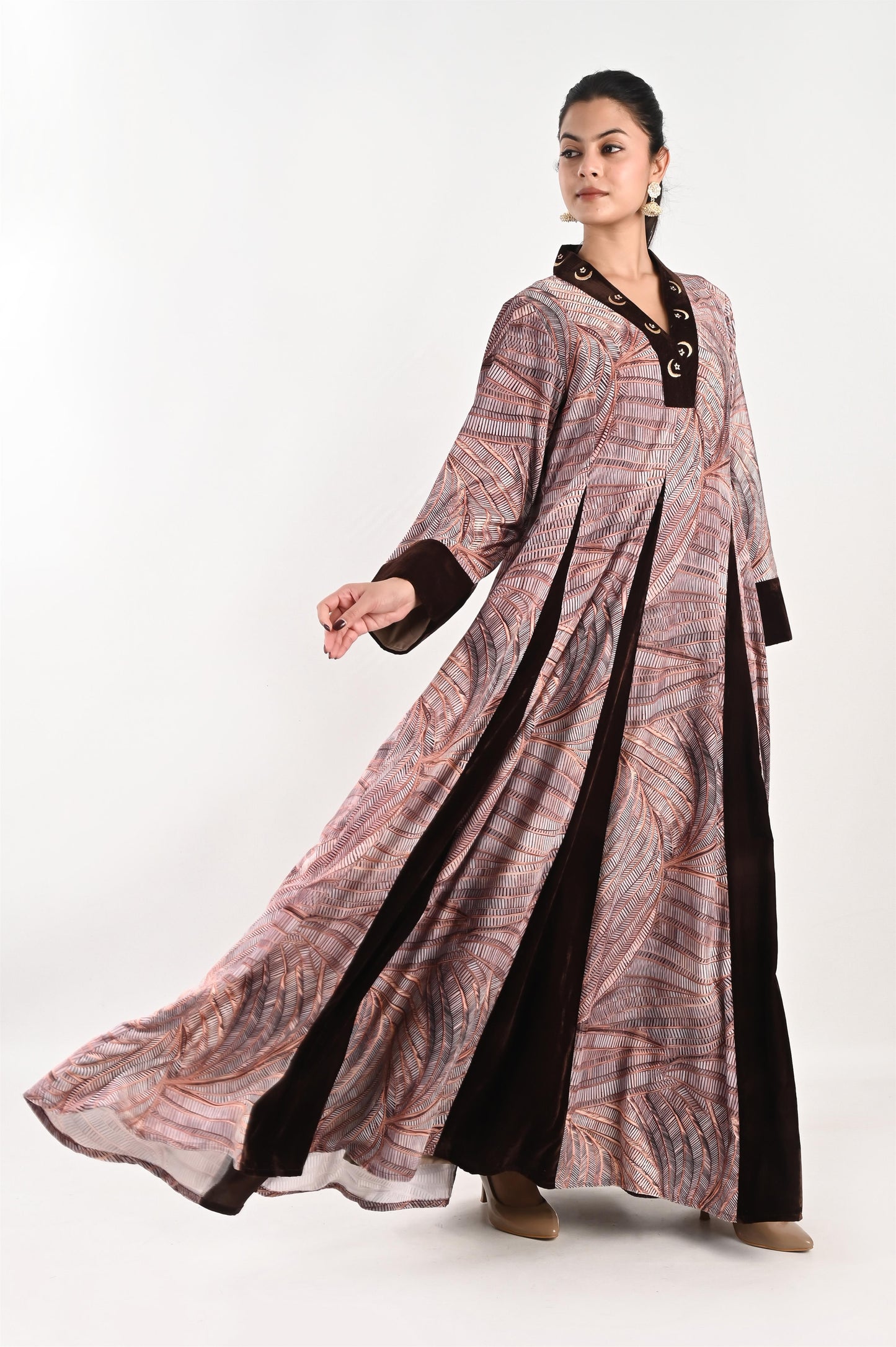 ATYA BROWN VELVET -DELIVERY IN 7 TO 10 DAYS