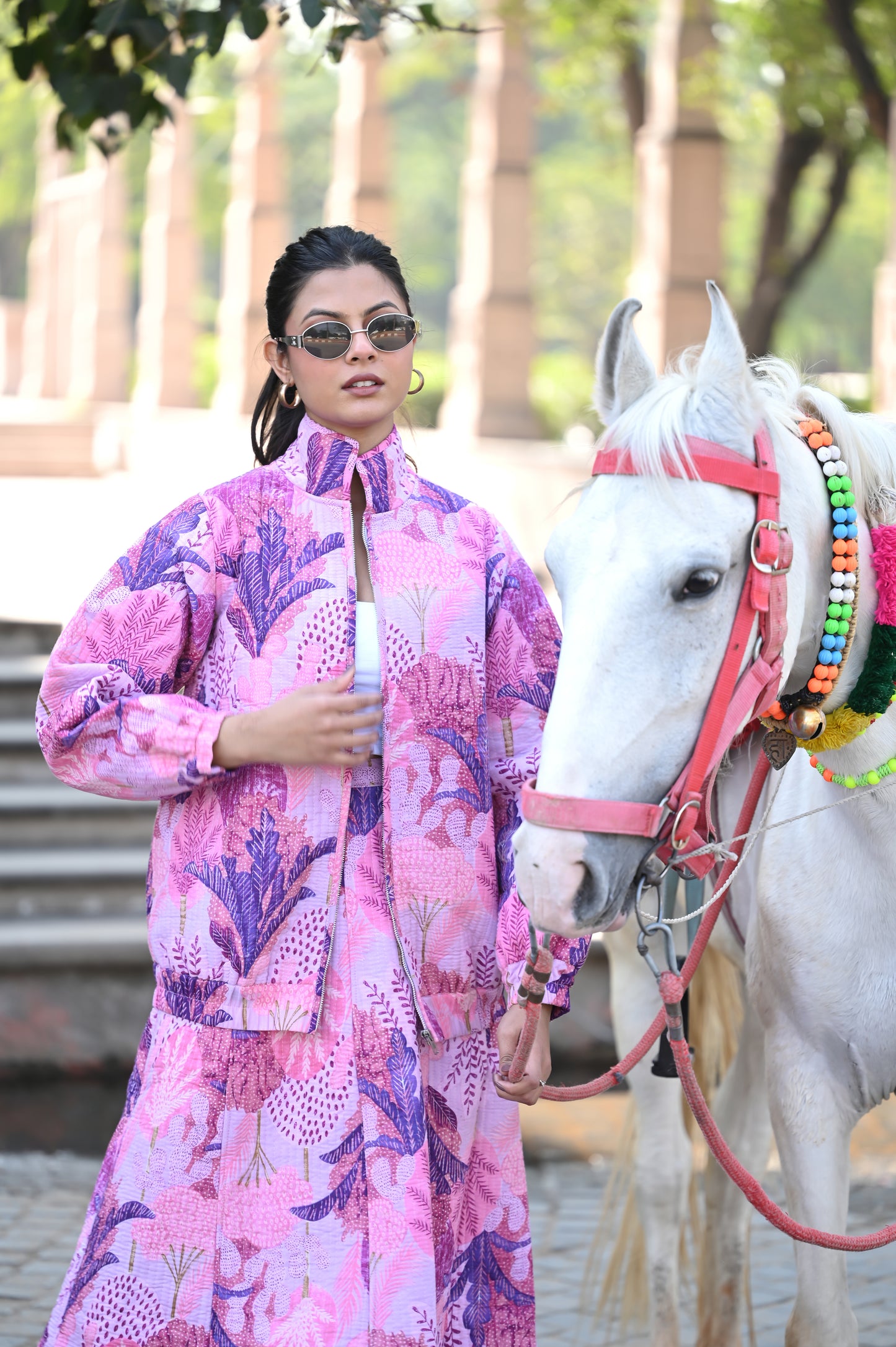 INDRI WINTER QUILTED JACKET AND SKIRT- DELIVERY IN 10  TO 12  DAYS